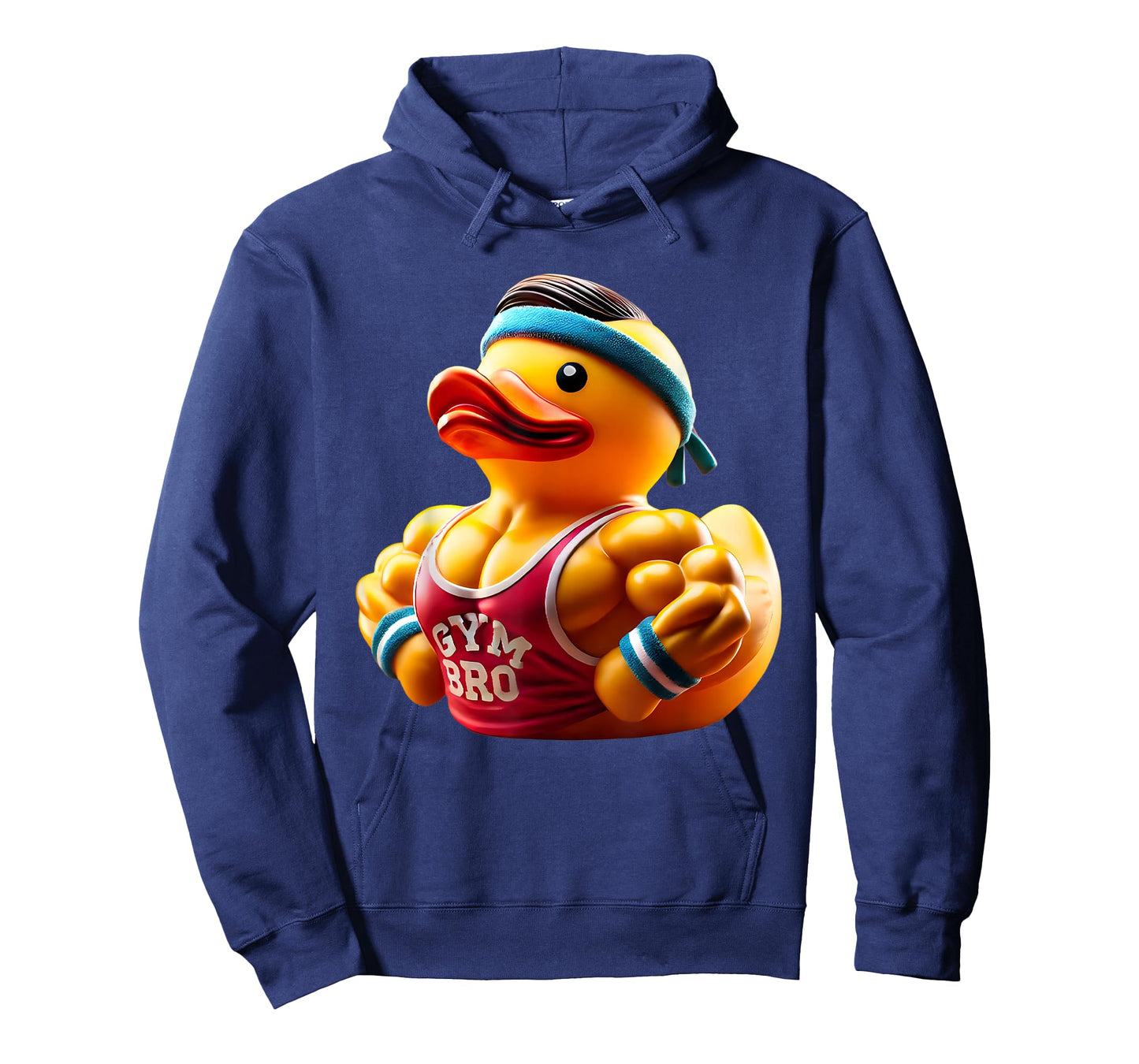 Gym Bro Rubber Duck Muscle Bodybuilder Fitness Gym T-Shirt