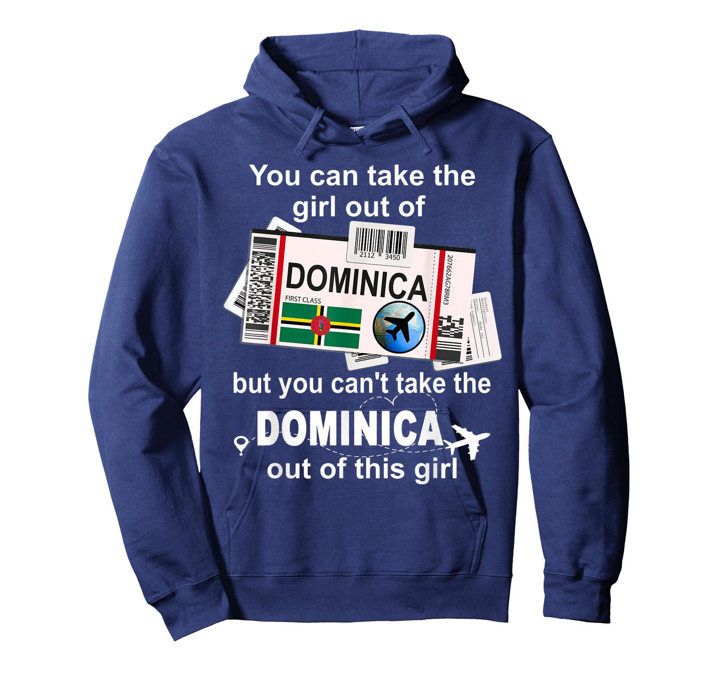 Dominica Boarding Pass - Dominica Girl - Dominica T-Shirt