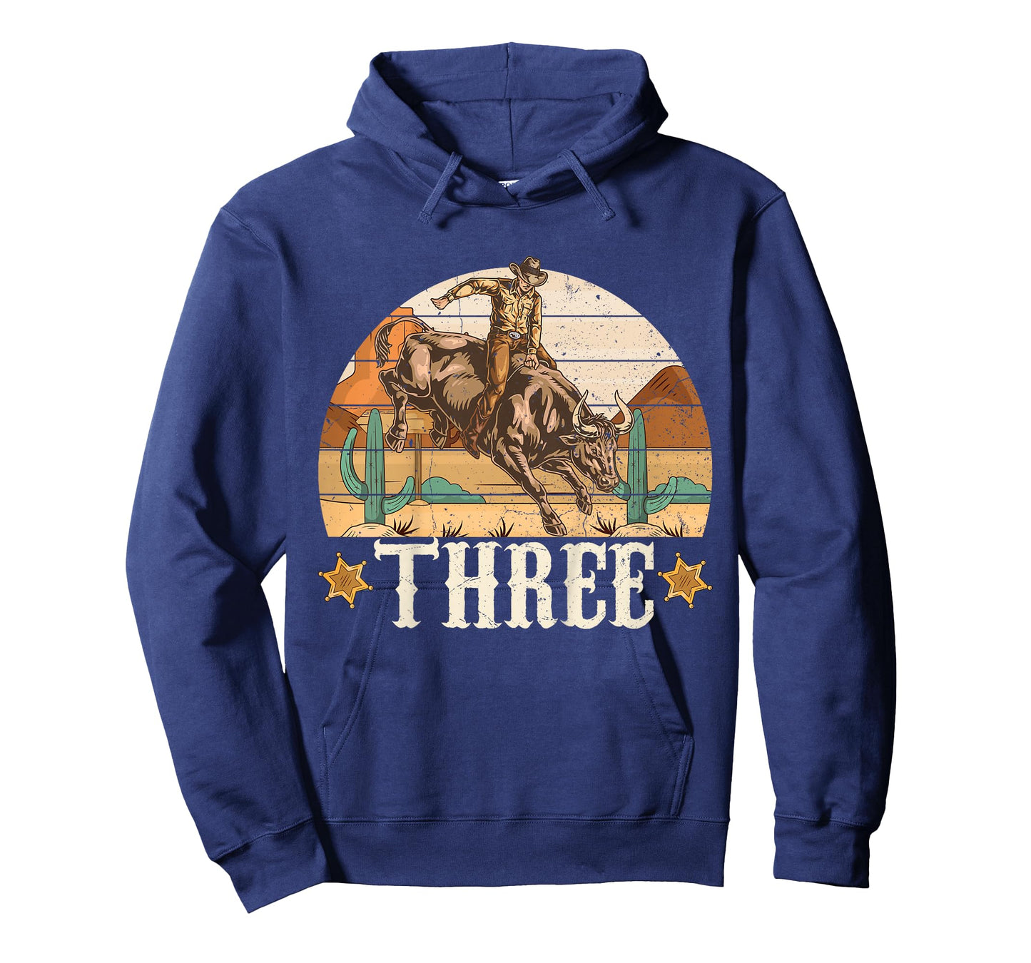 Bull Riding 3rd Birthday 3 Years Old Boy Cowboy Rodeo T-Shirt