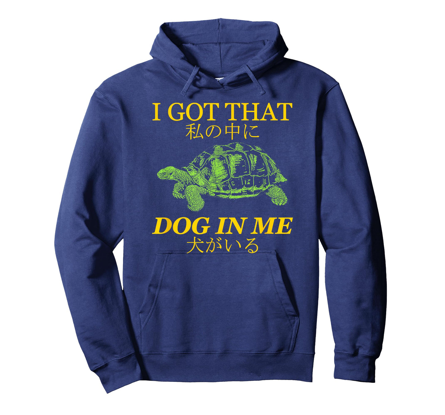 Vintage I Got That Dog In Me Tortoise Japanese Design T-Shirt