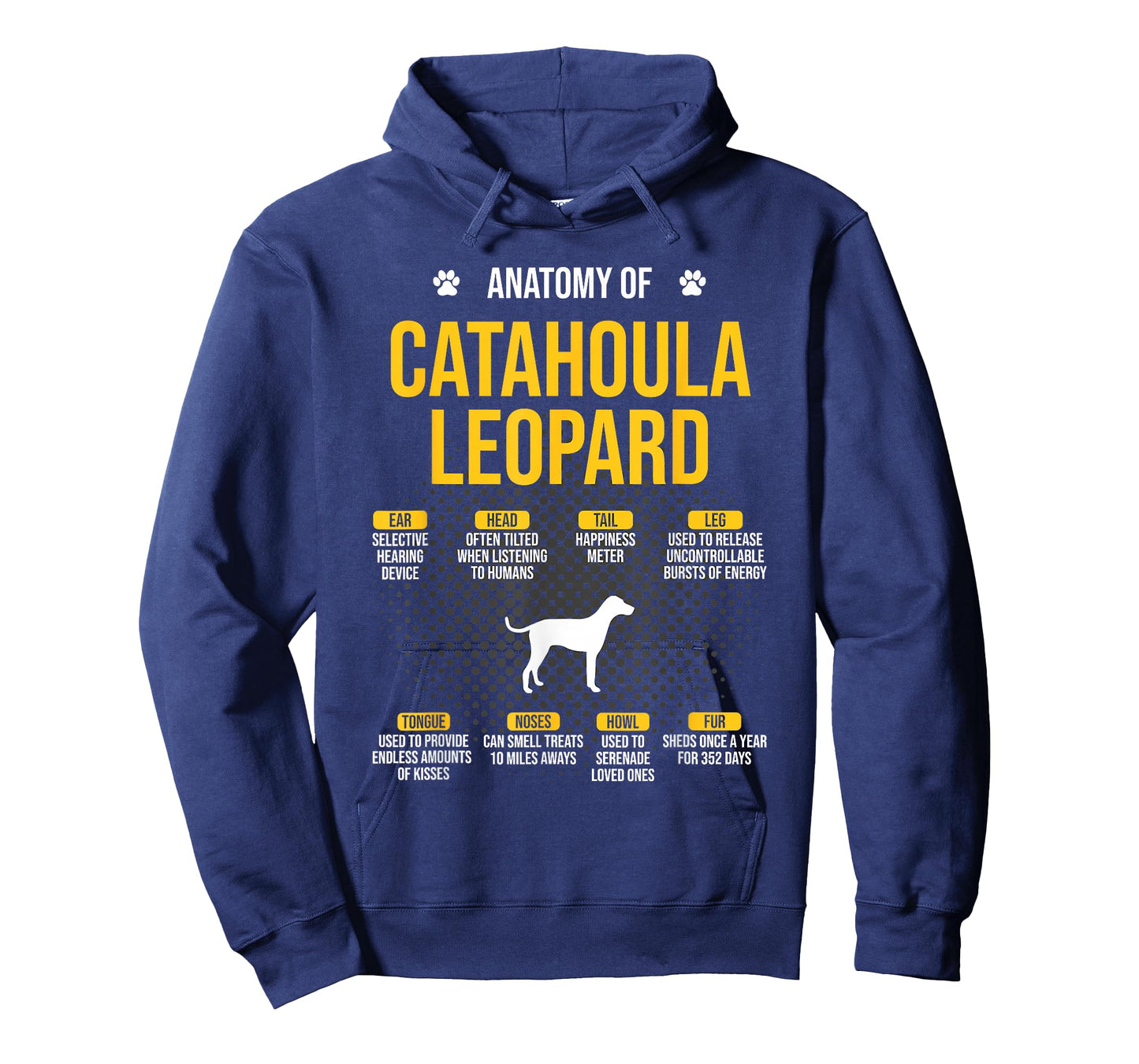 Anatomy Of Catahoula Leopard Dog Lover T-Shirt