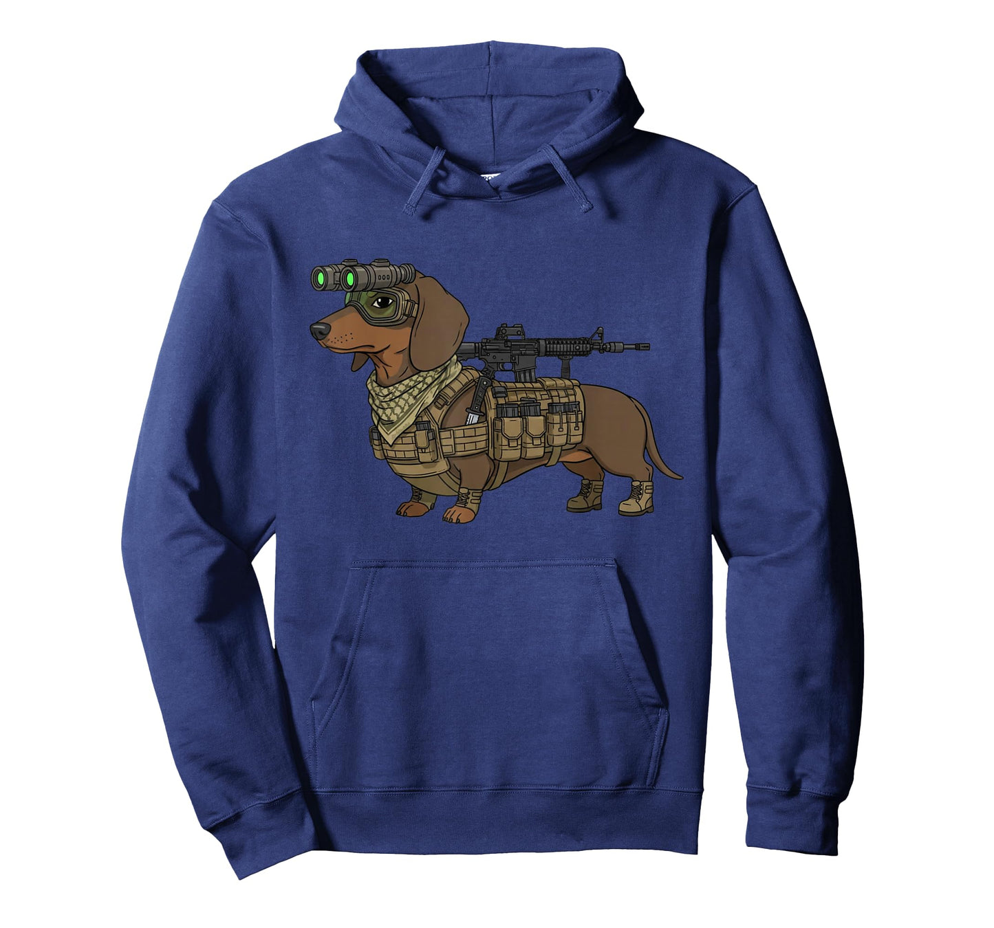 Tactical Wiener Funny Dachshund Dog with NVG Meme Dogs Lover T-Shirt