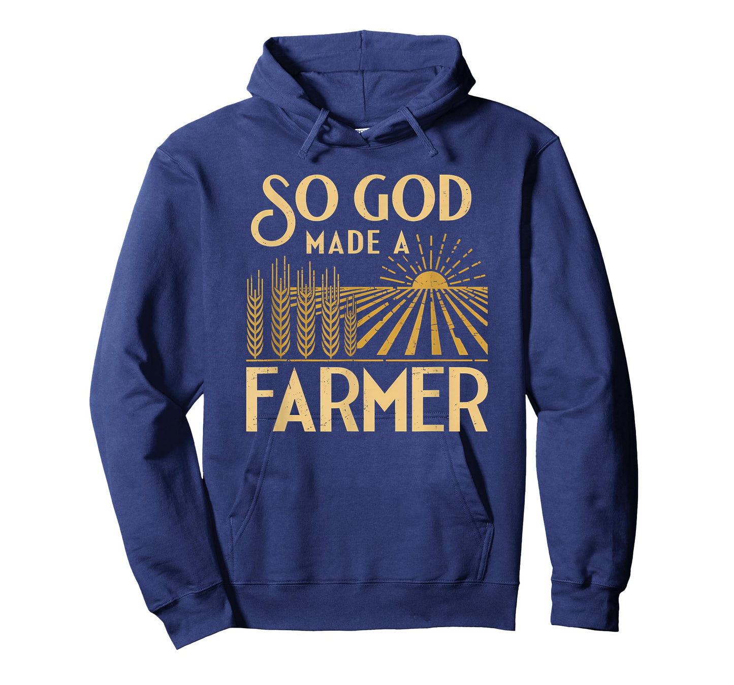 So God Made a Farmer Farming Life Christian T-Shirt