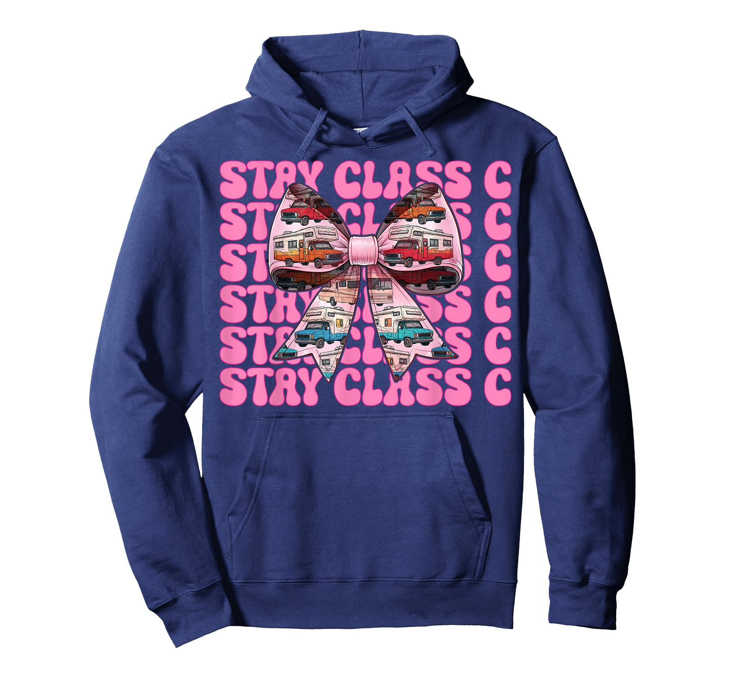 RV Camping Camper Motorhome Girl Mom Coquette Stay Class C T-Shirt