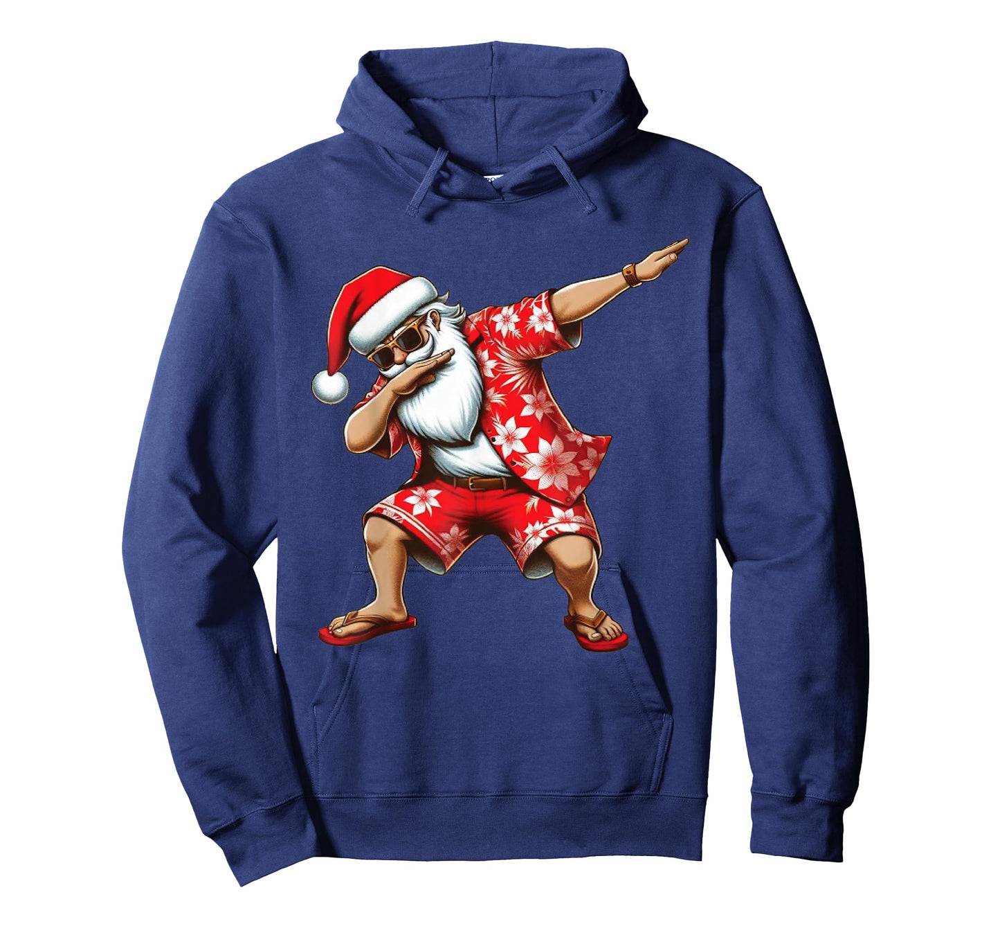 Dabbing Santa Christmas in July Boys Men Hawaiian Xmas Dab T-Shirt