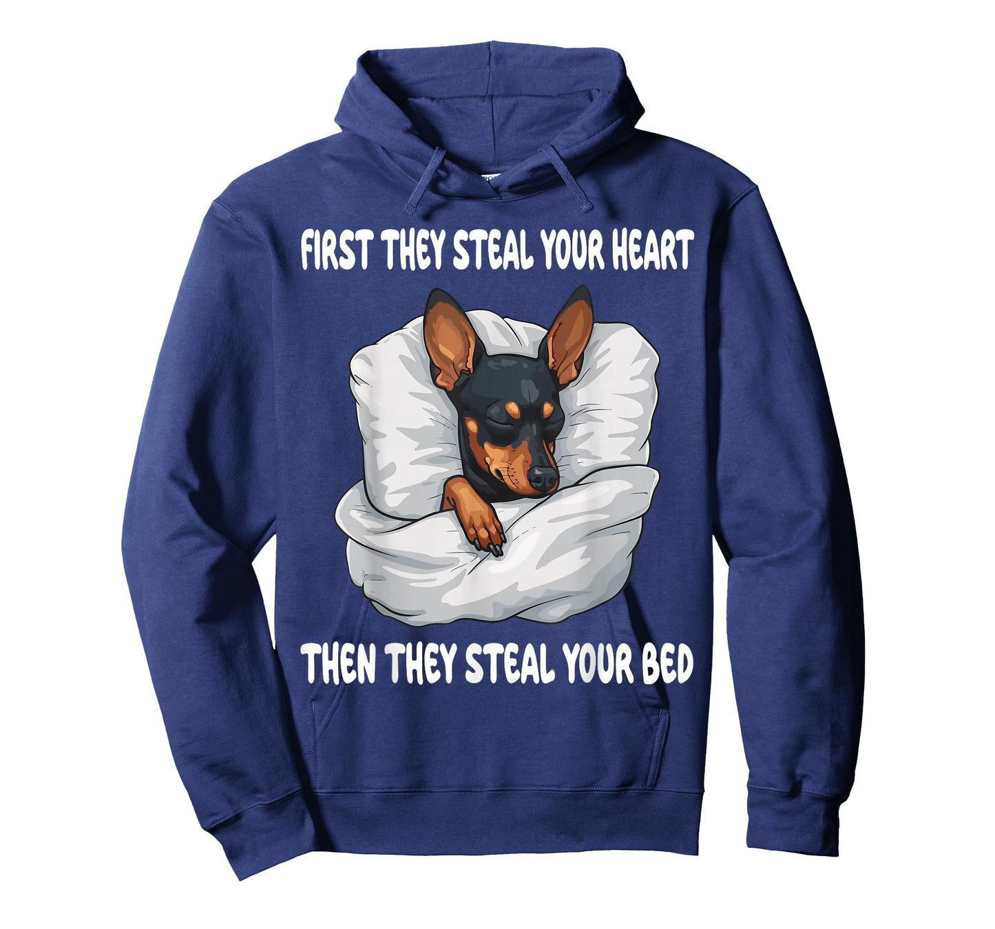 Miniature Pinscher Sleeping Pajamas Nightgown T-Shirt