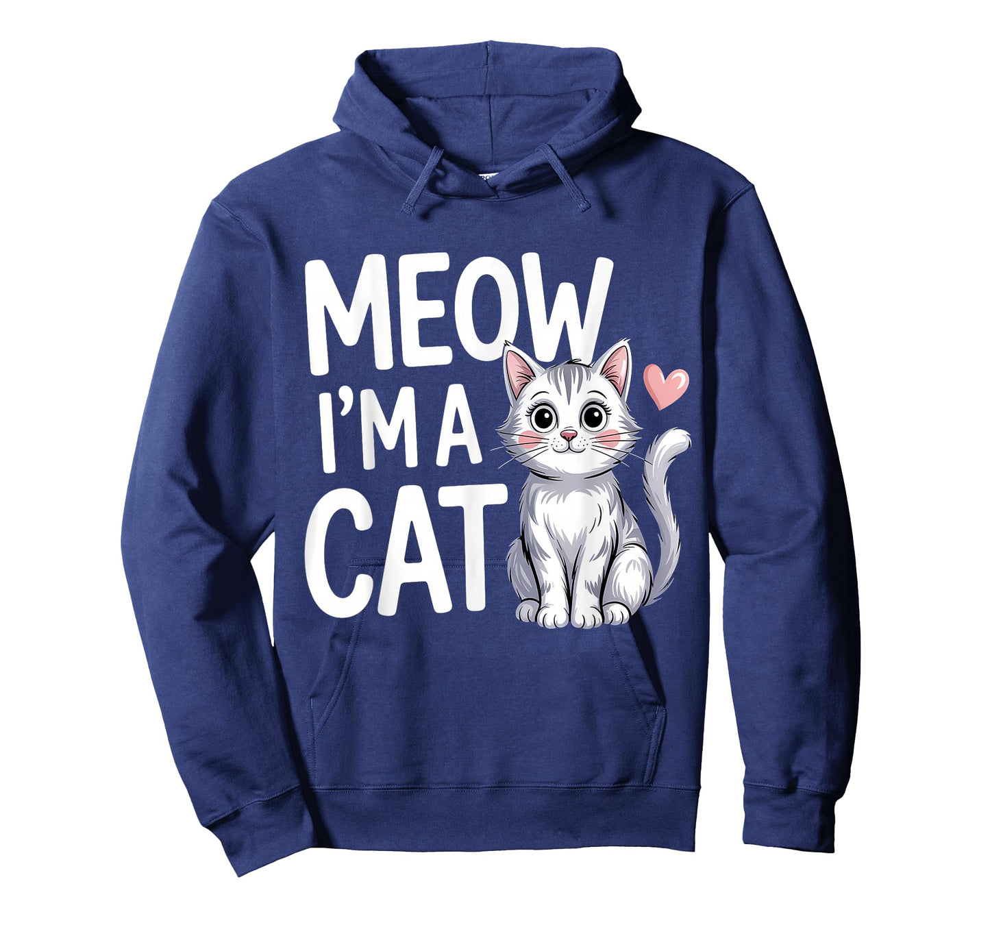 Meow I'm A Cat Cute Kitten Heart Lover T-Shirt