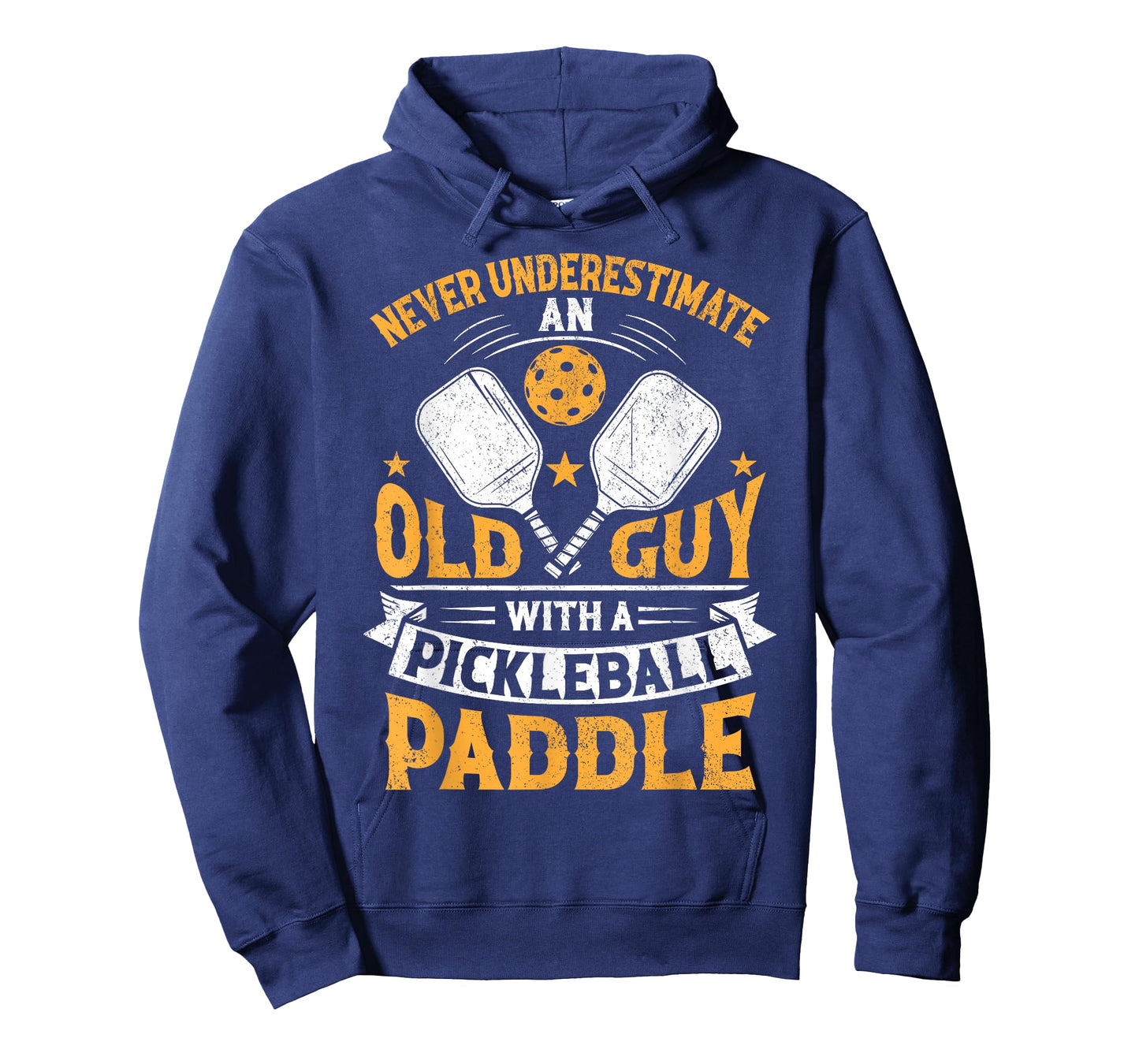 Never Underestimate An Old Guy With A Pickleball Paddle T-Shirt
