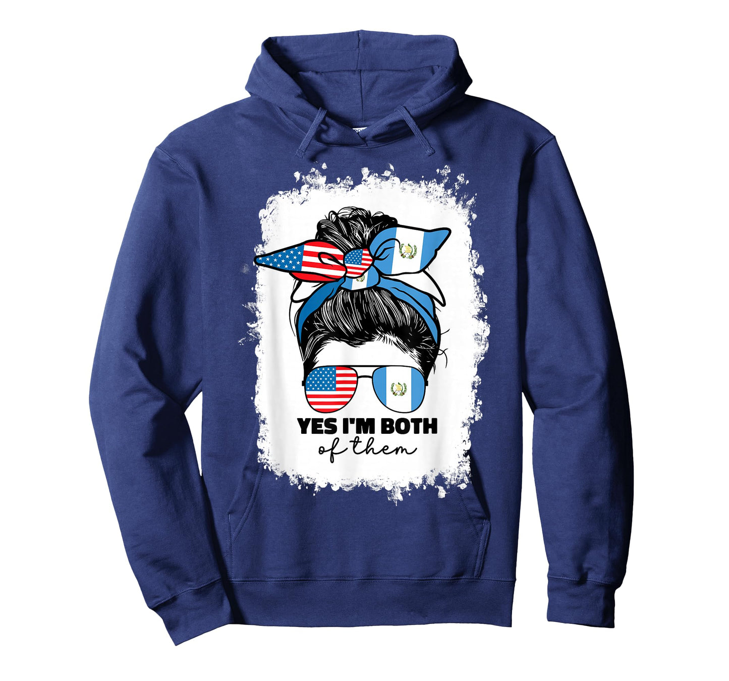 Half Guatemalan And American Guatemala Usa Flag Girl Women T-Shirt