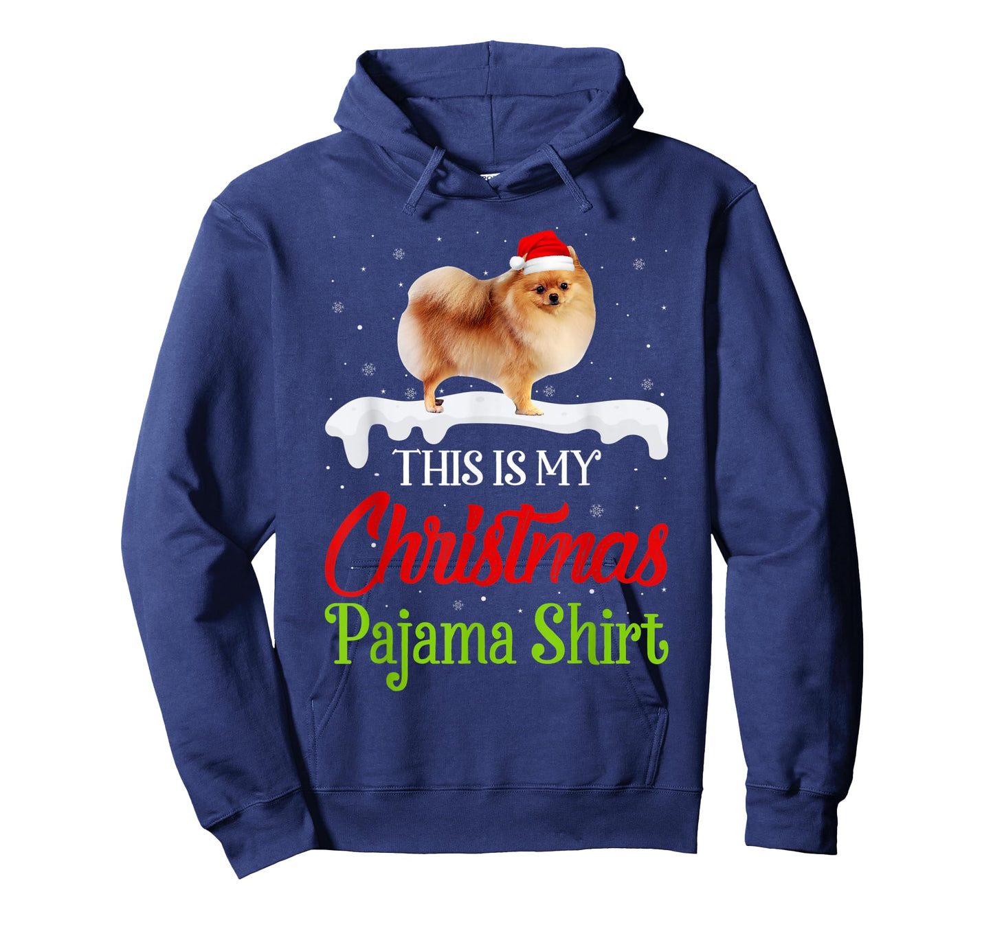 This Is My Christmas Pajama Shirt Pomeranian Dog T-Shirt