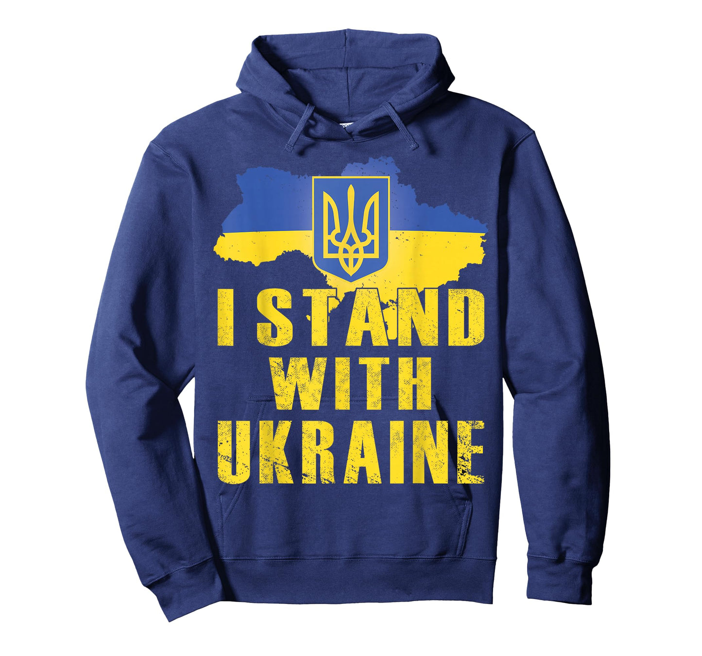 I Stand With Ukraine Shirt Ukrainian Flag Zelensky Tryzub T-Shirt