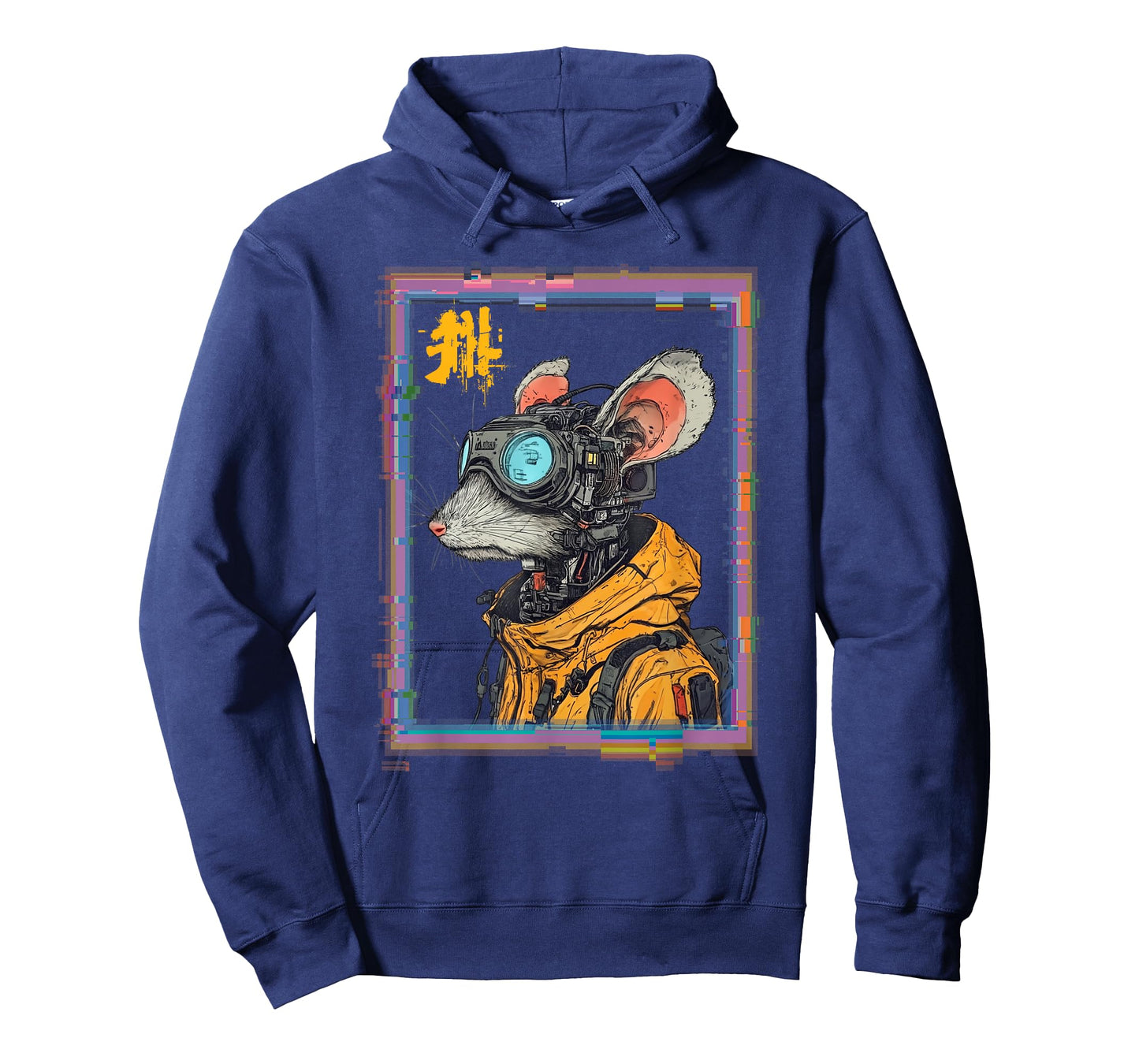 Japanese Cyberpunk Mouse Cool Rat T-Shirt