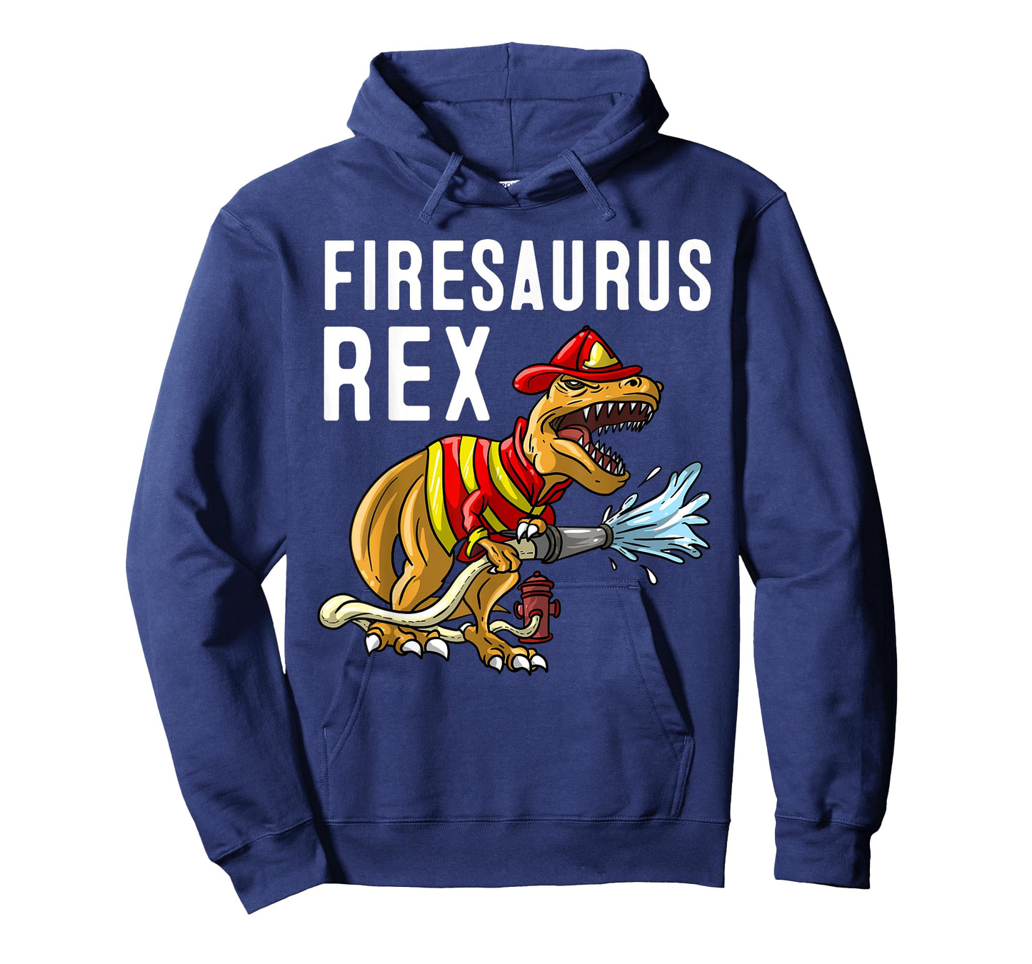 Funny Firemen Firefighter Gift Dino Boys Cool Firesaurus Rex T-Shirt