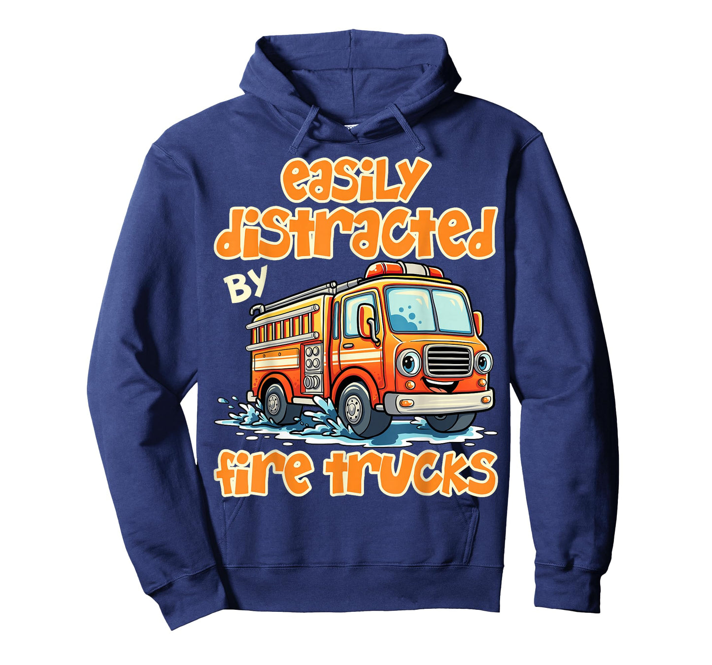 Distracted by Fire Trucks Firefighter Firemen Fire Rescuer T-Shirt