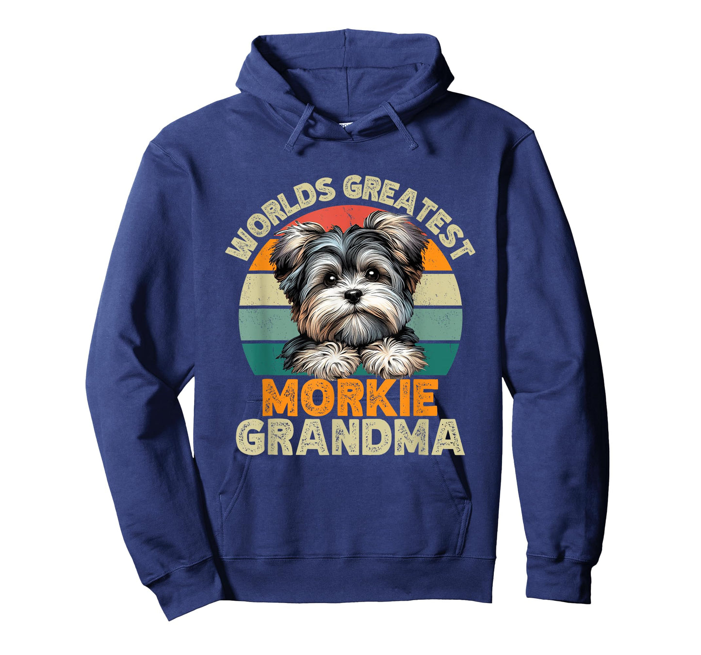 Worlds Greatest Morkie Dog Grandma Funny Retro Dogs Owner T-Shirt for Men Women