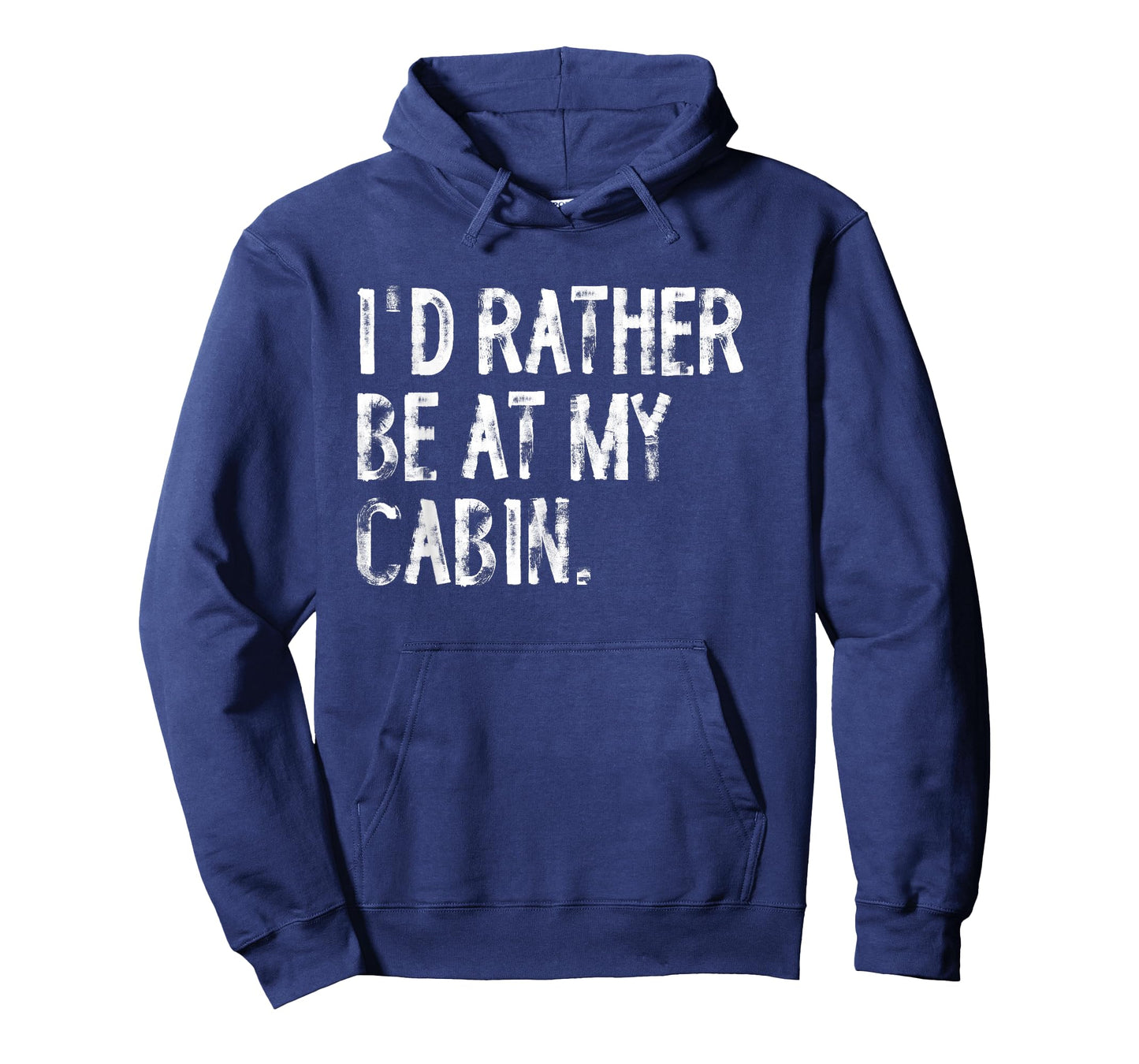 I'd Rather Be At My Cabin Distressed T-Shirt