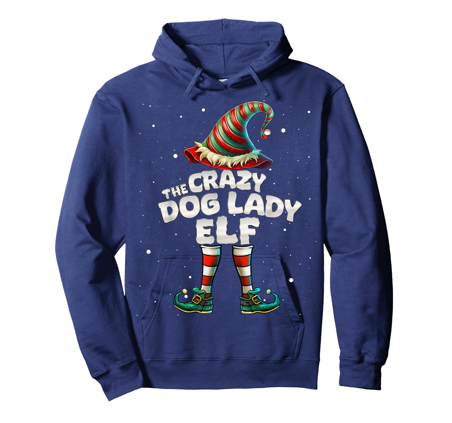 The Crazy Dog Lady Elf Family Matching Group Christmas T-Shirt