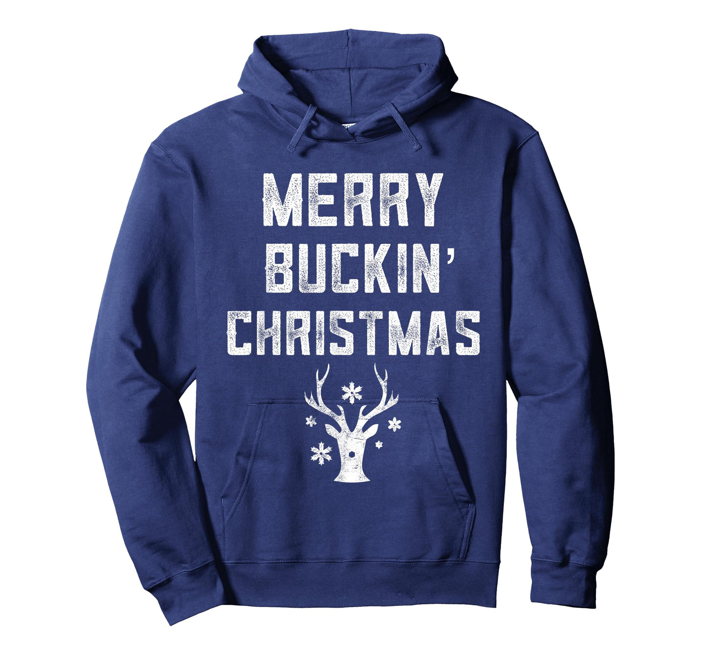 Merry Buckin' Christmas Redneck Costume Reindeer Deer Ugly T-Shirt