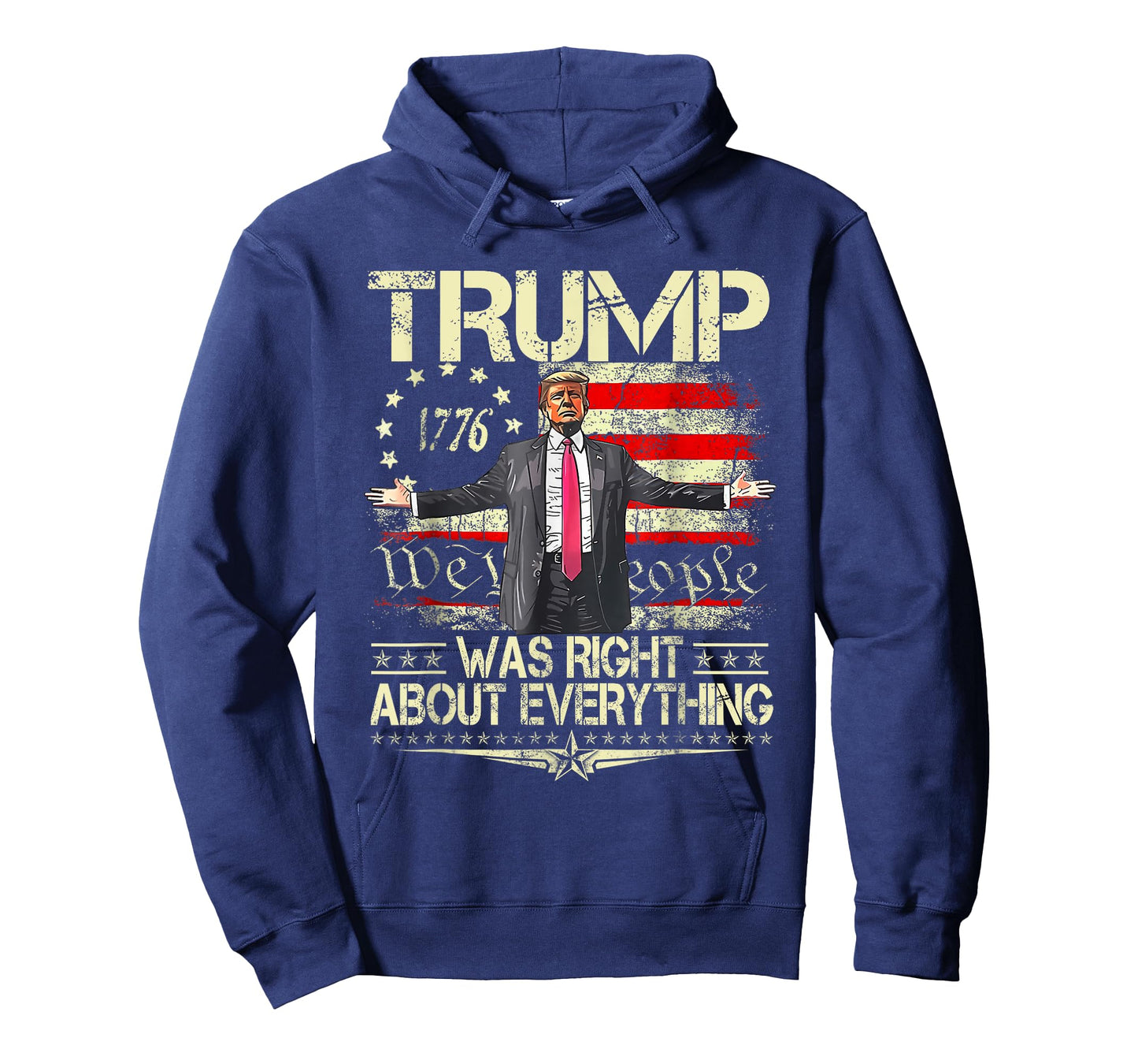 Trump Was Right About Everything American Flag Daddy Home T-Shirt
