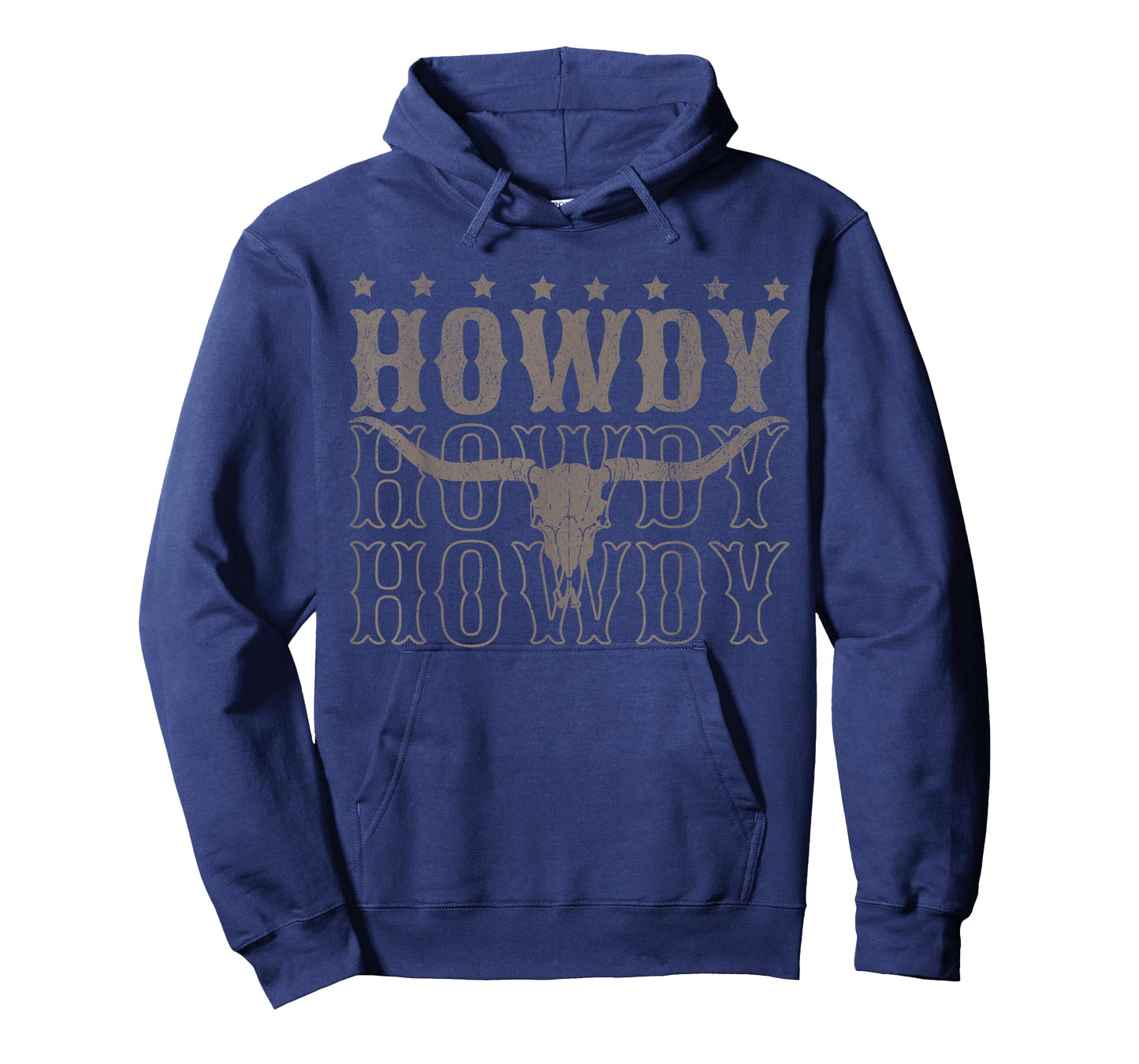 Retro Howdy Cow Bull Skull Cowboy Cowgirl Western Country T-Shirt