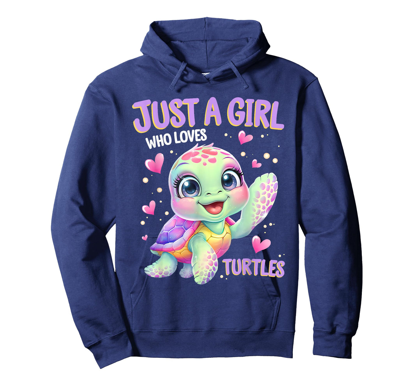 Sea Reptile Turtle Lovers Just A Girl Who Loves Turtles Kids T-Shirt