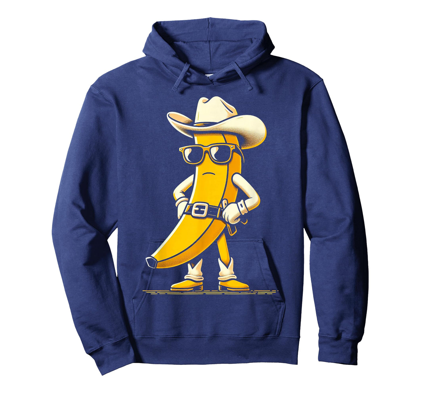 Banana Cowboy Cowgirl Country Western Novelty Funny Banana T-Shirt