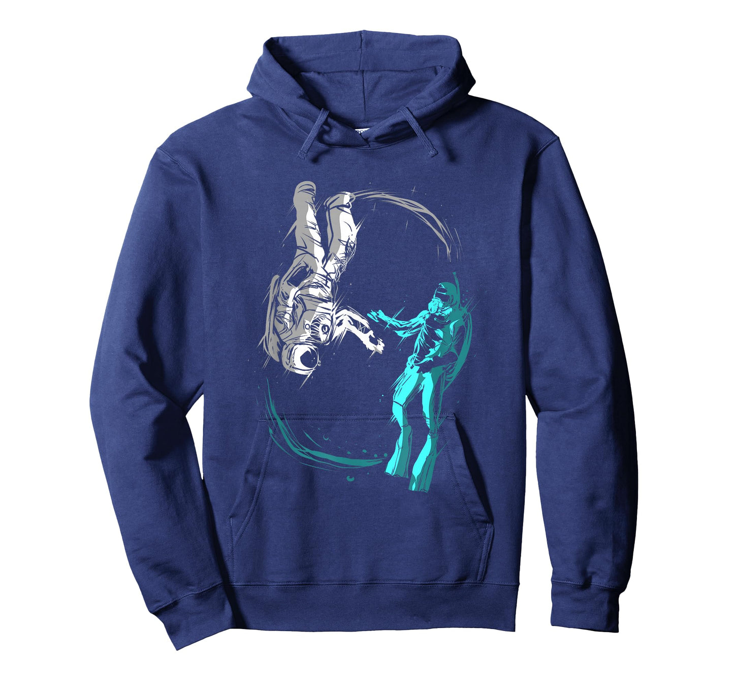 Astronaut and Scuba Diver for Dive Buddy Diving Underwater T-Shirt