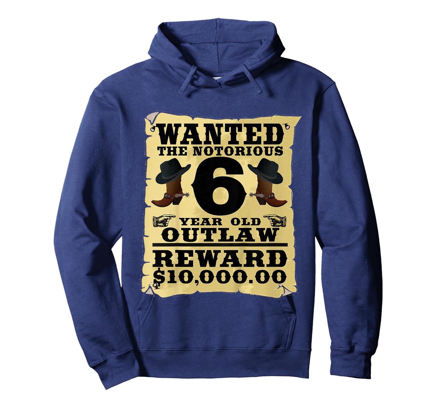 6 Year Old Cowboy Birthday Party Wild West Western 6th Gift T-Shirt