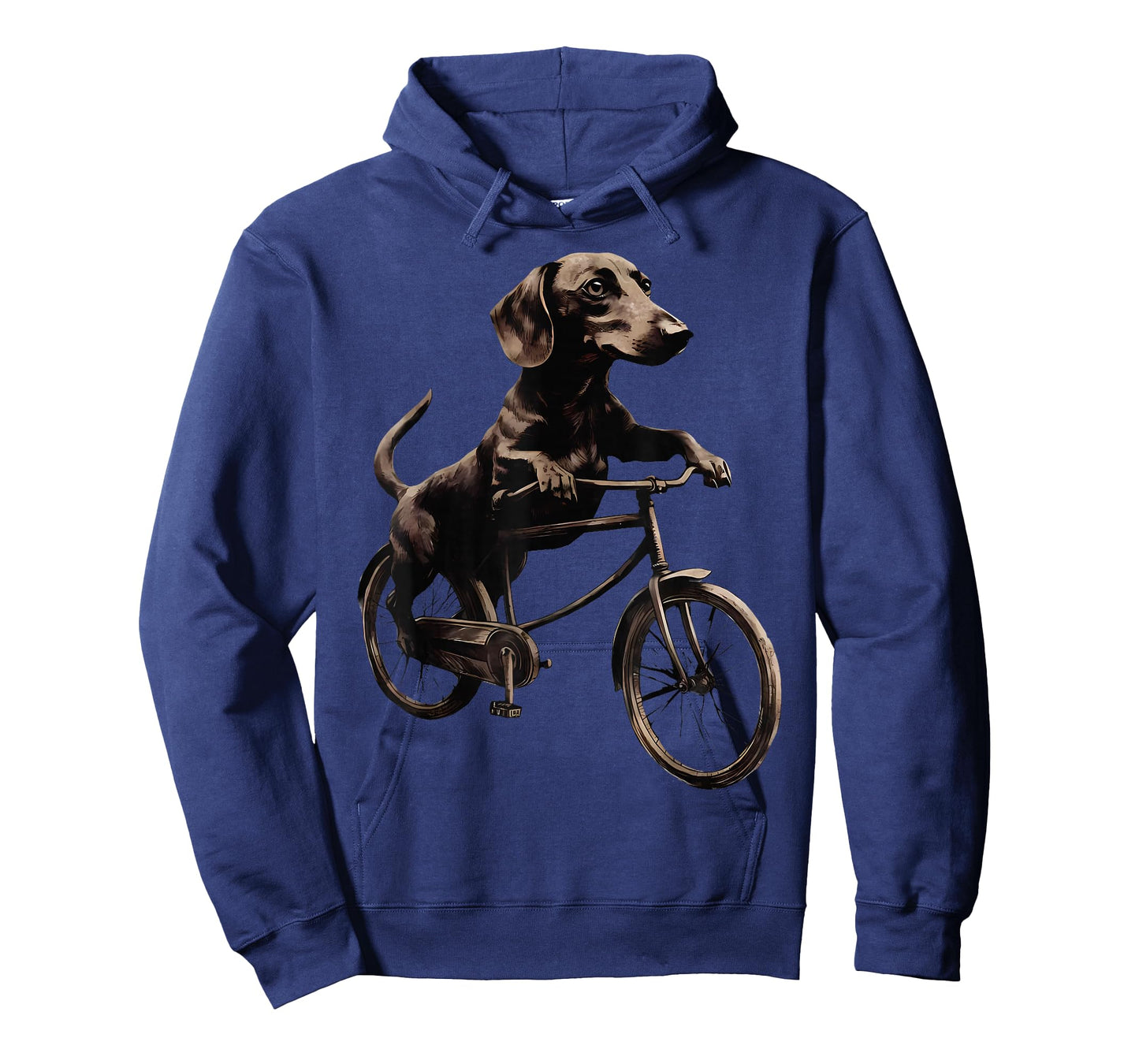 Dachshund Riding A Bike Bicycle Cycling Dachshund Dog Lover T-Shirt for Men Women Kids