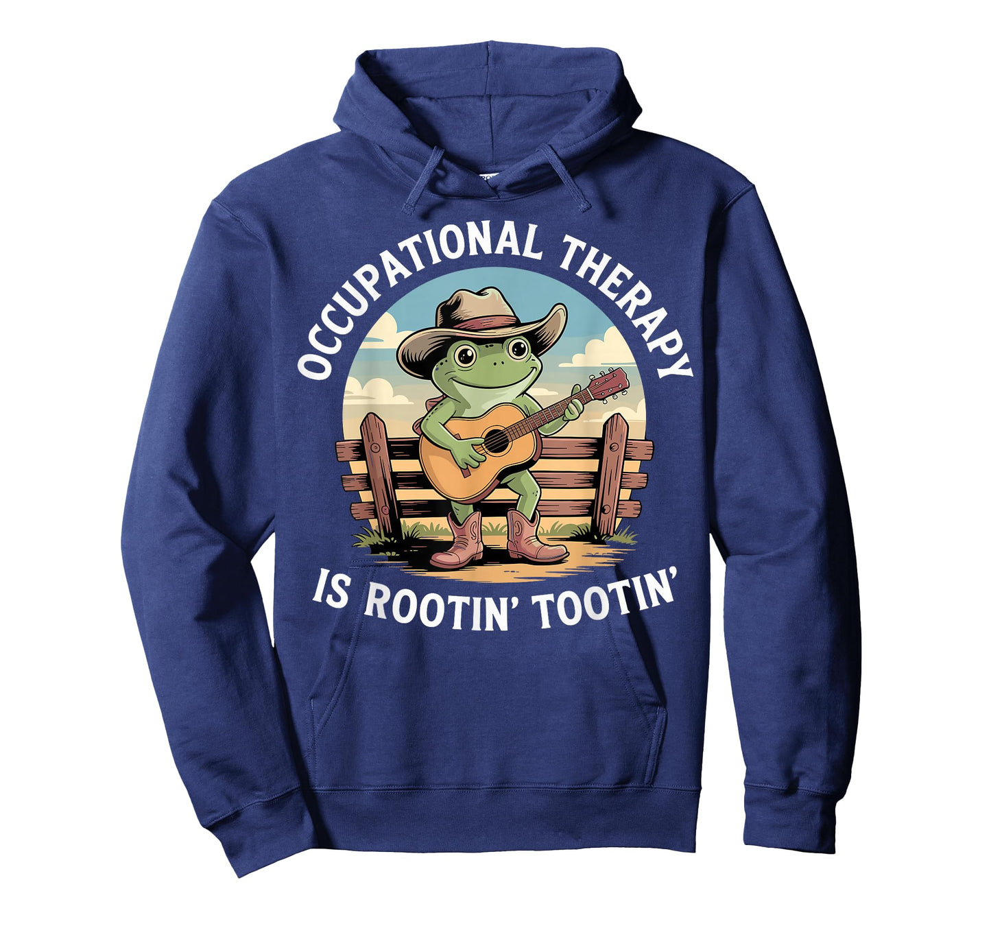 Occupational Therapy is Rooting Tooting Western Frog OT OTA T-Shirt