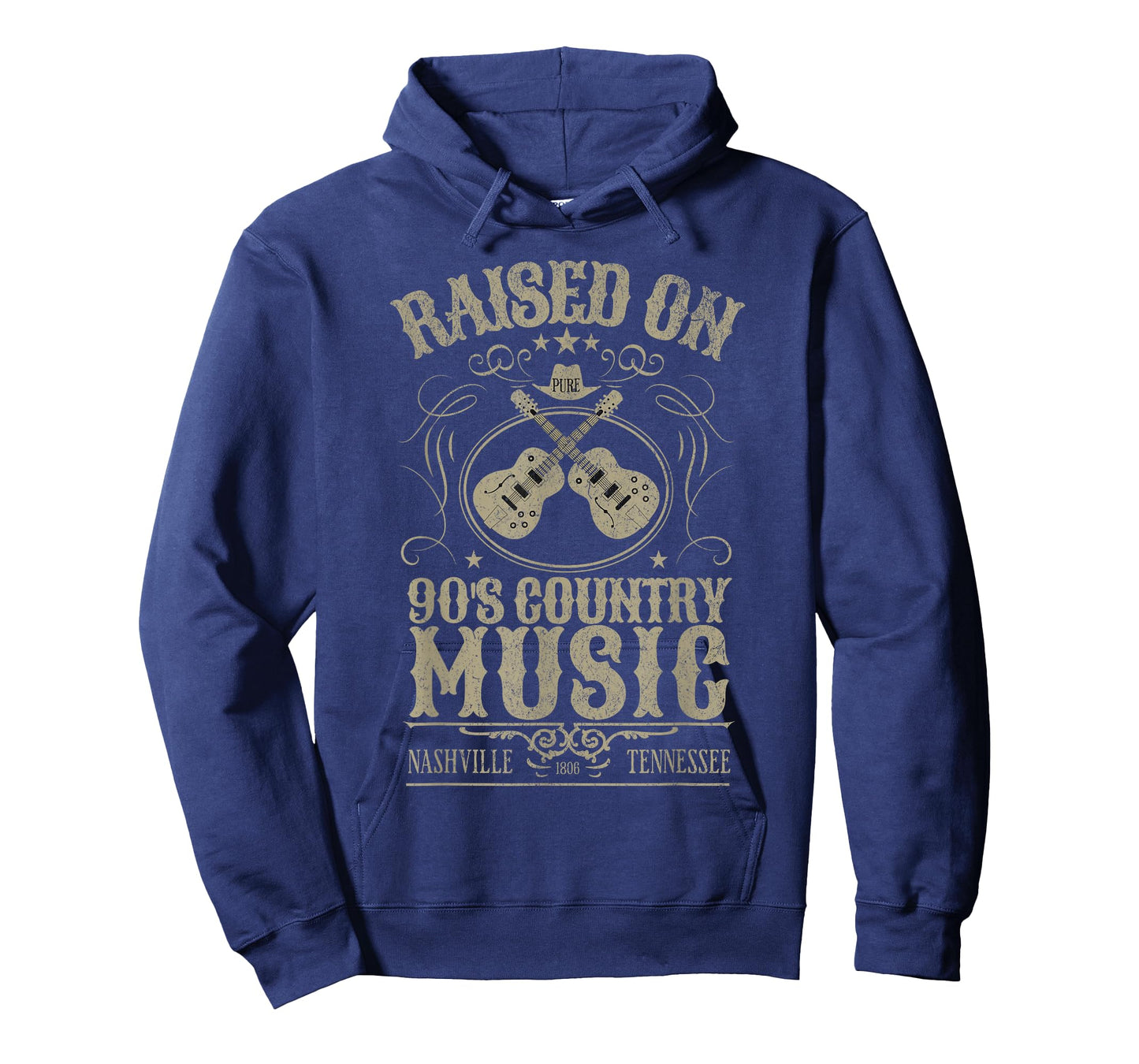 Raised On 90s Country Music Nashville Tennessee Vintage T-Shirt