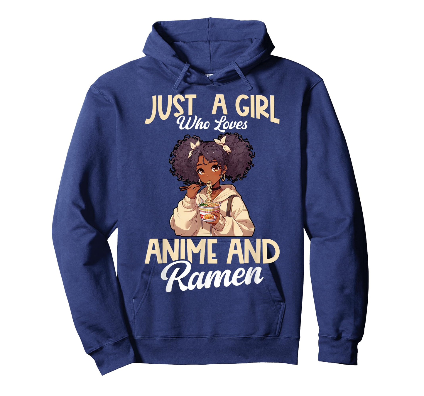 Just A Girl Who Loves Anime And Ramen African American T-Shirt