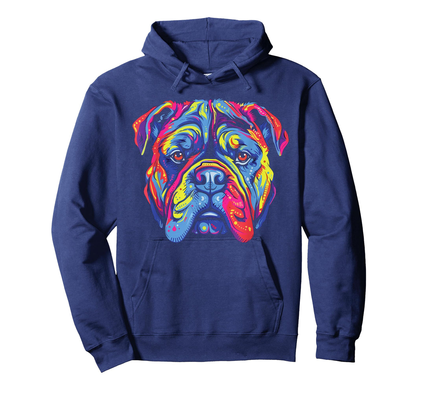 Watercolour Colourful Alapaha Blue Blood Bulldog Dogs T-Shirt