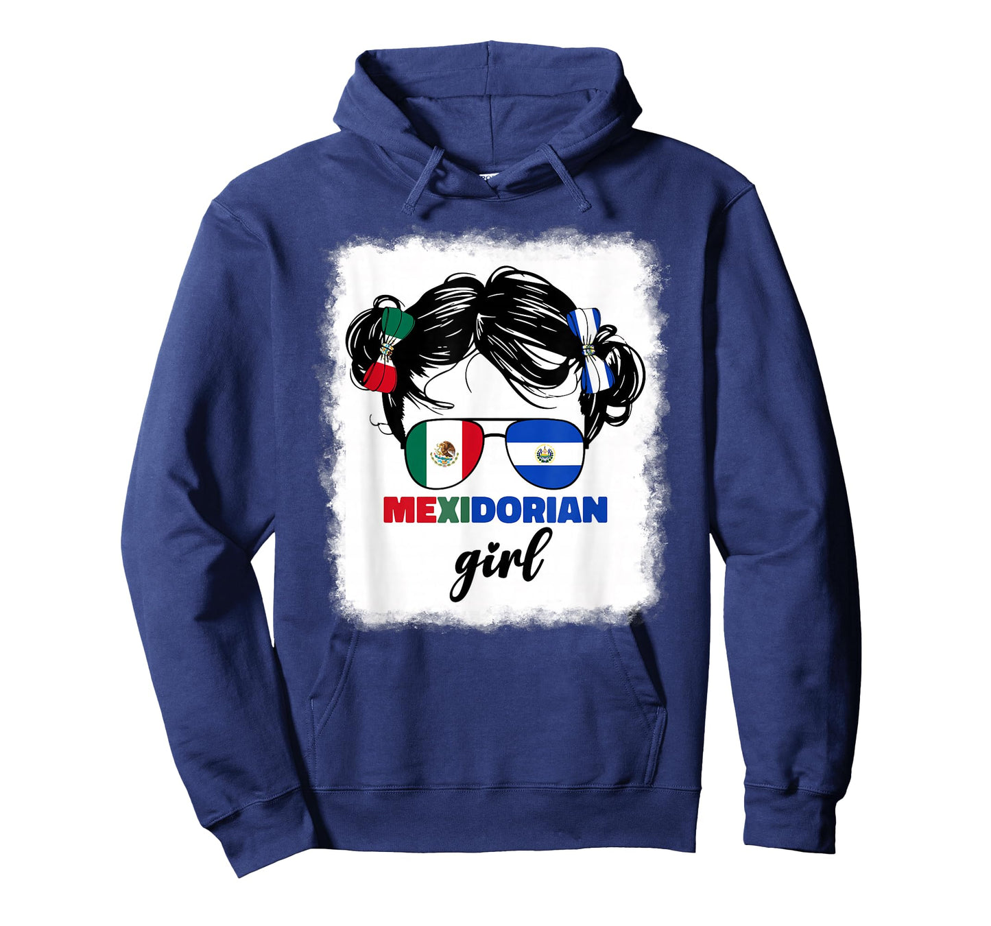 Half Mexican And Salvadorian Mexico El Salvador Girl Kids T-Shirt