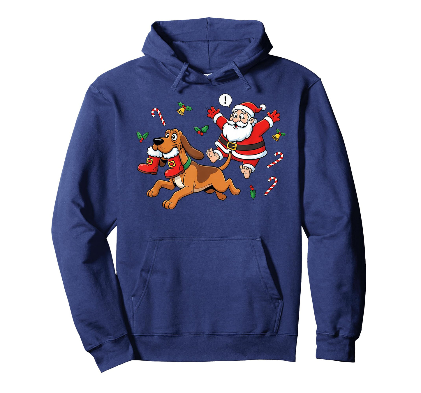 Funny Bloodhound Santa Claus Boots Christmas Womens Mens Kid T-Shirt