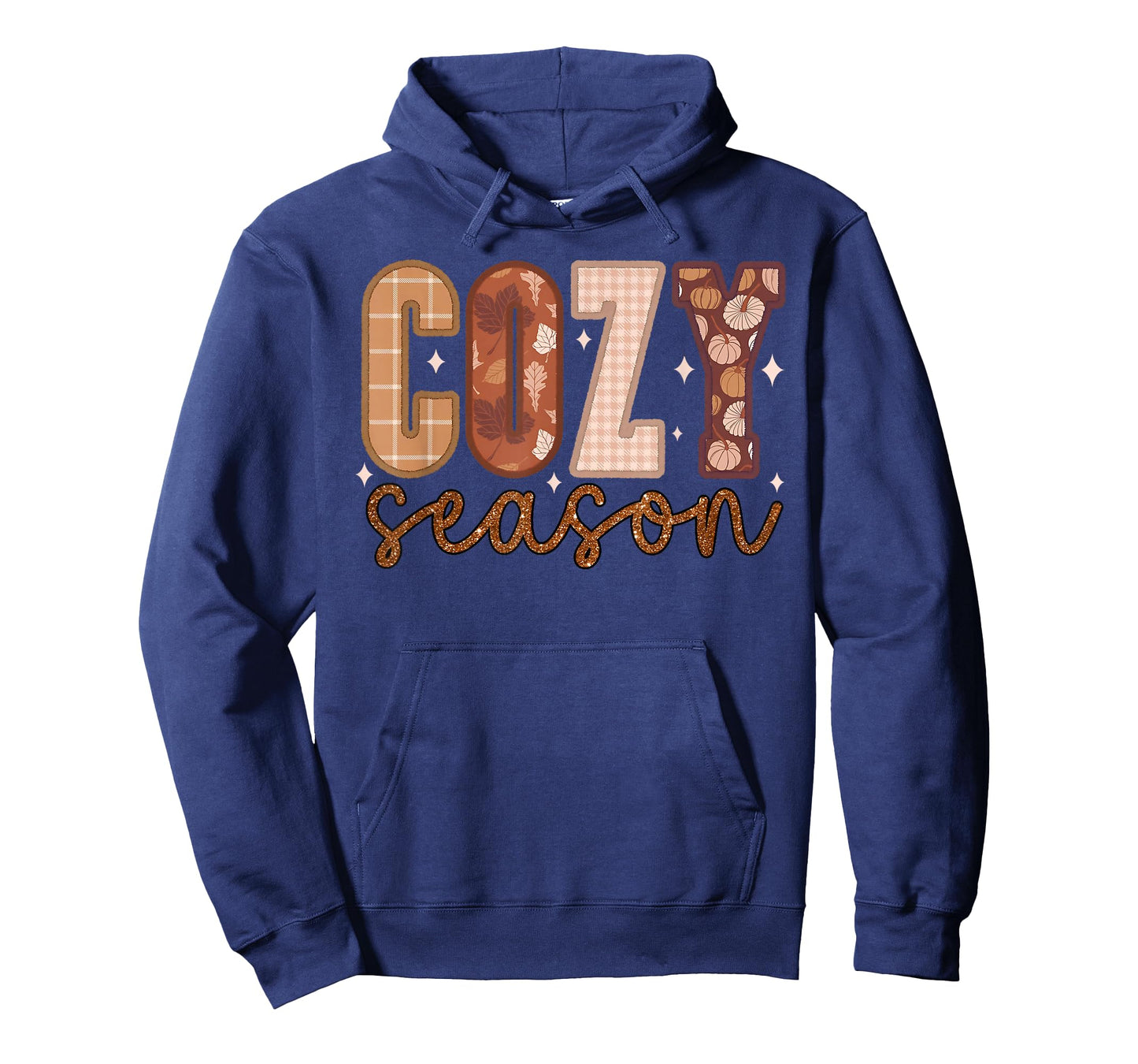 Cozy Season Pumpkin Autumn Fall Y'all Leaves Thanksgiving T-Shirt