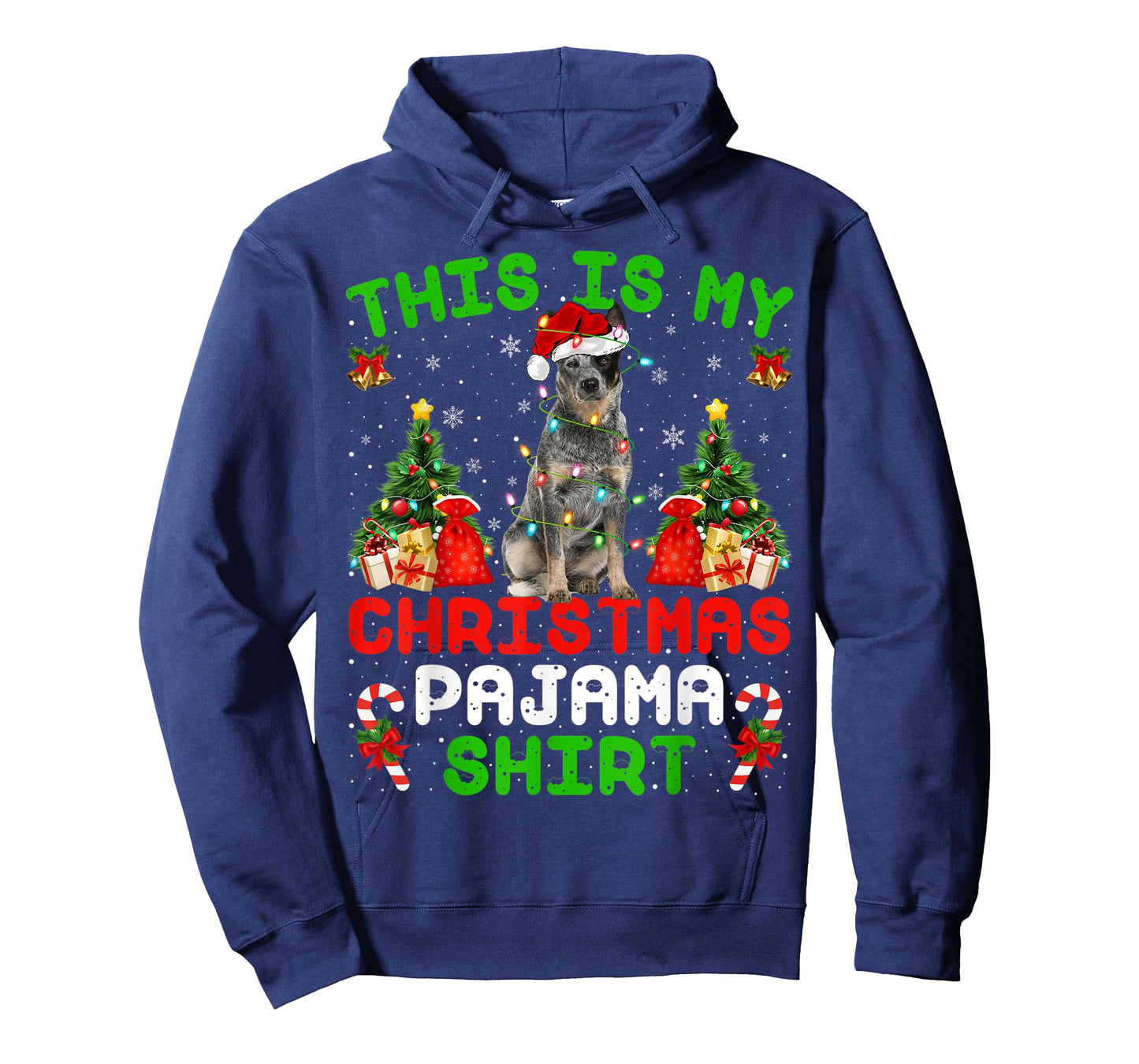 This Is My Christmas Pajama Shirt Blue Heeler Dog Christmas T-Shirt