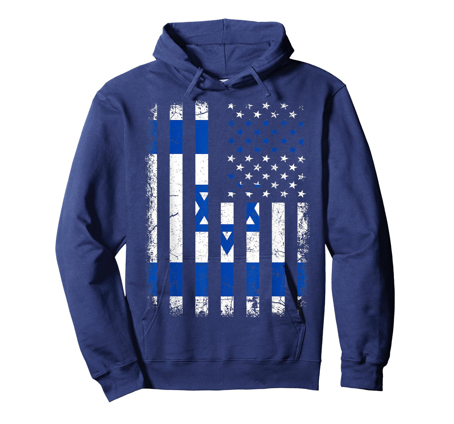 Israelis American Flag Israel America Pride Heritage Women Kids Men T-Shirt