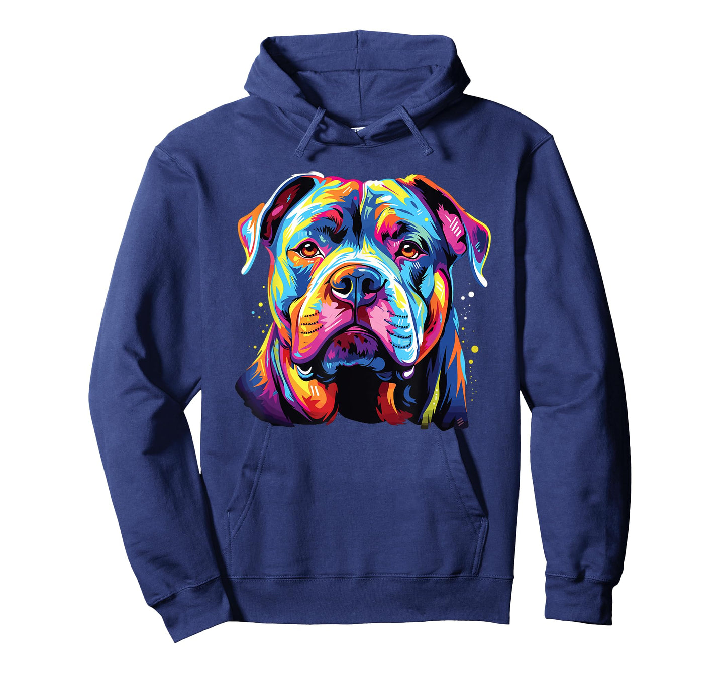 Watercolor Colorful American Bulldog Dog T-Shirt