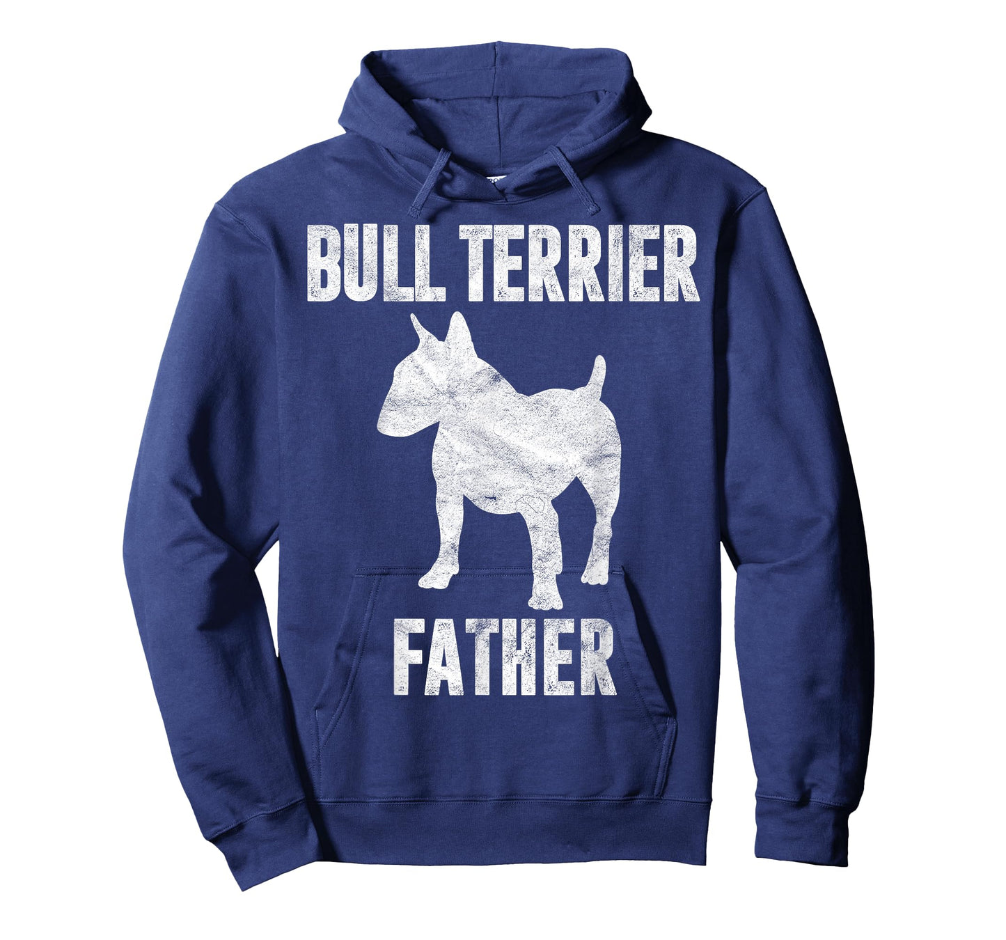 Vintage Bull Terrier Dad Gift Bully Father Dog Papa Lover T-Shirt