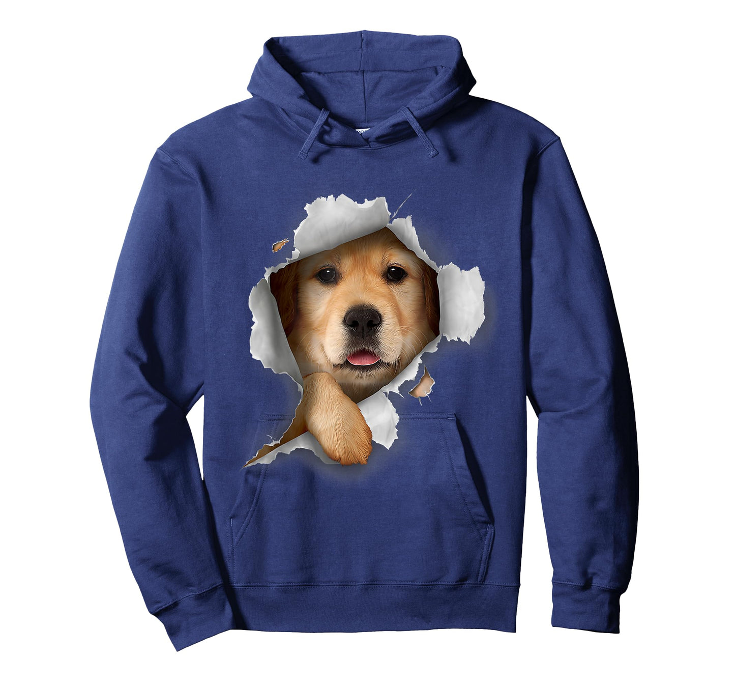 Golden Retrieve Breakout 3D Dog Lover Graphic Funny T-Shirt