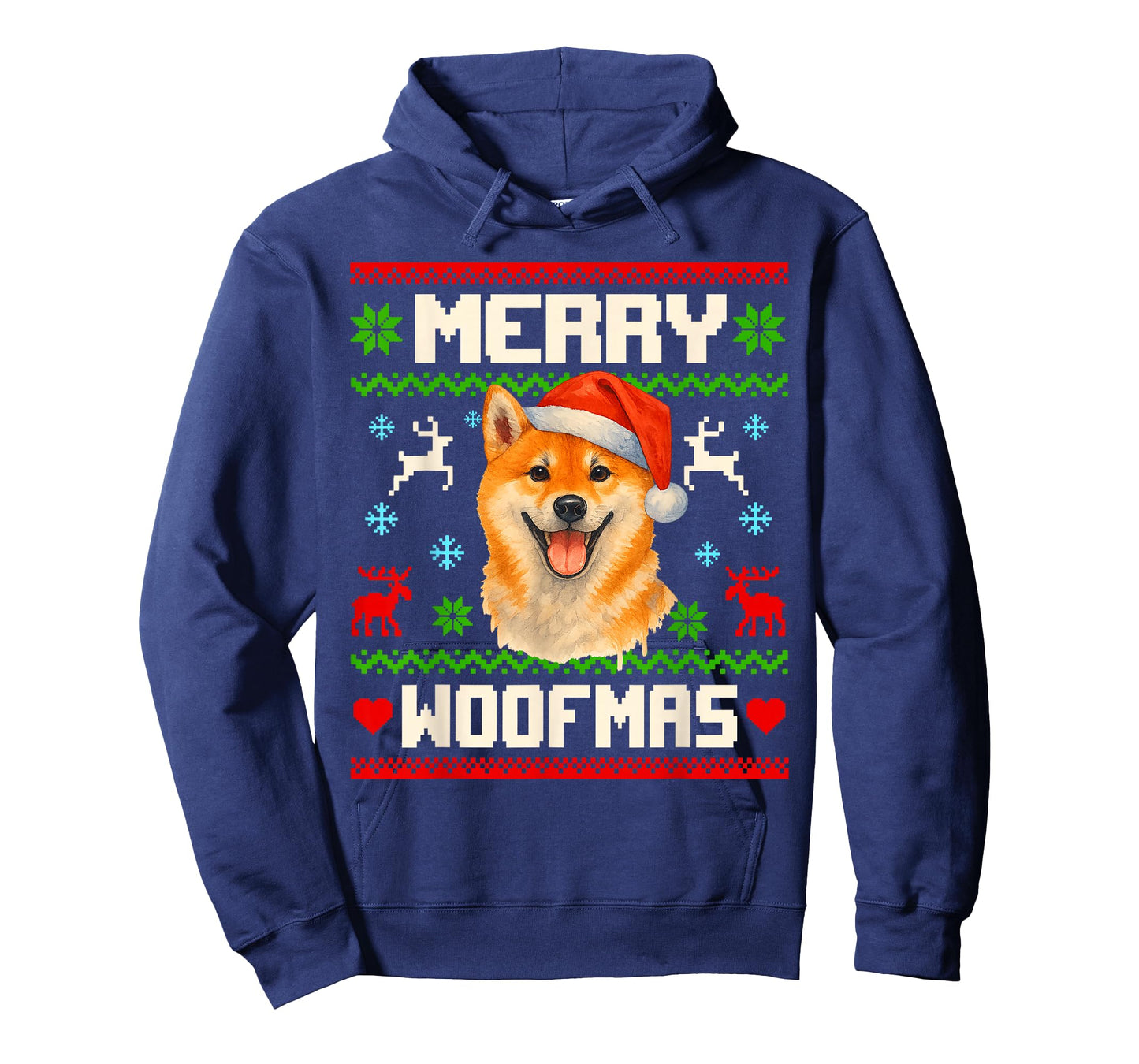 Shiba Inu Dog Christmas Ugly Sweater Pet Dog Lover Xmas T-Shirt