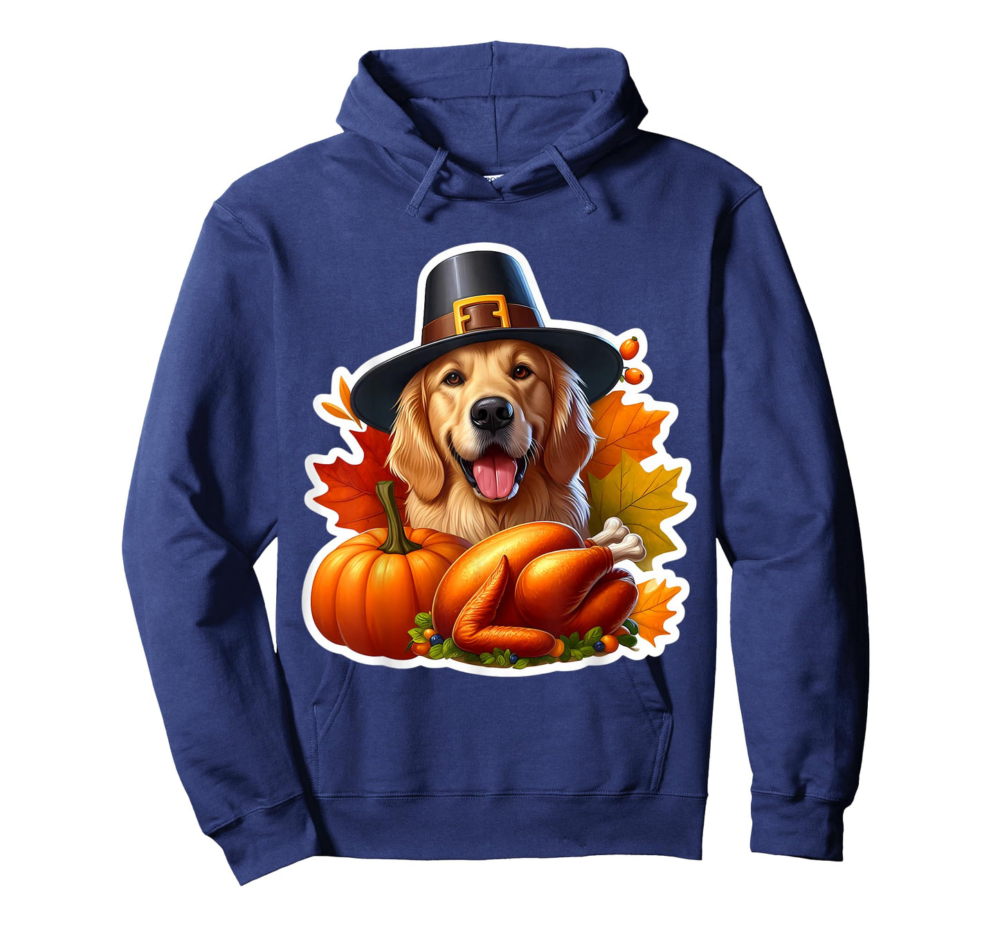 Thanksgiving Golden Retriever Dog Owner Lover Funny Turkey T-Shirt