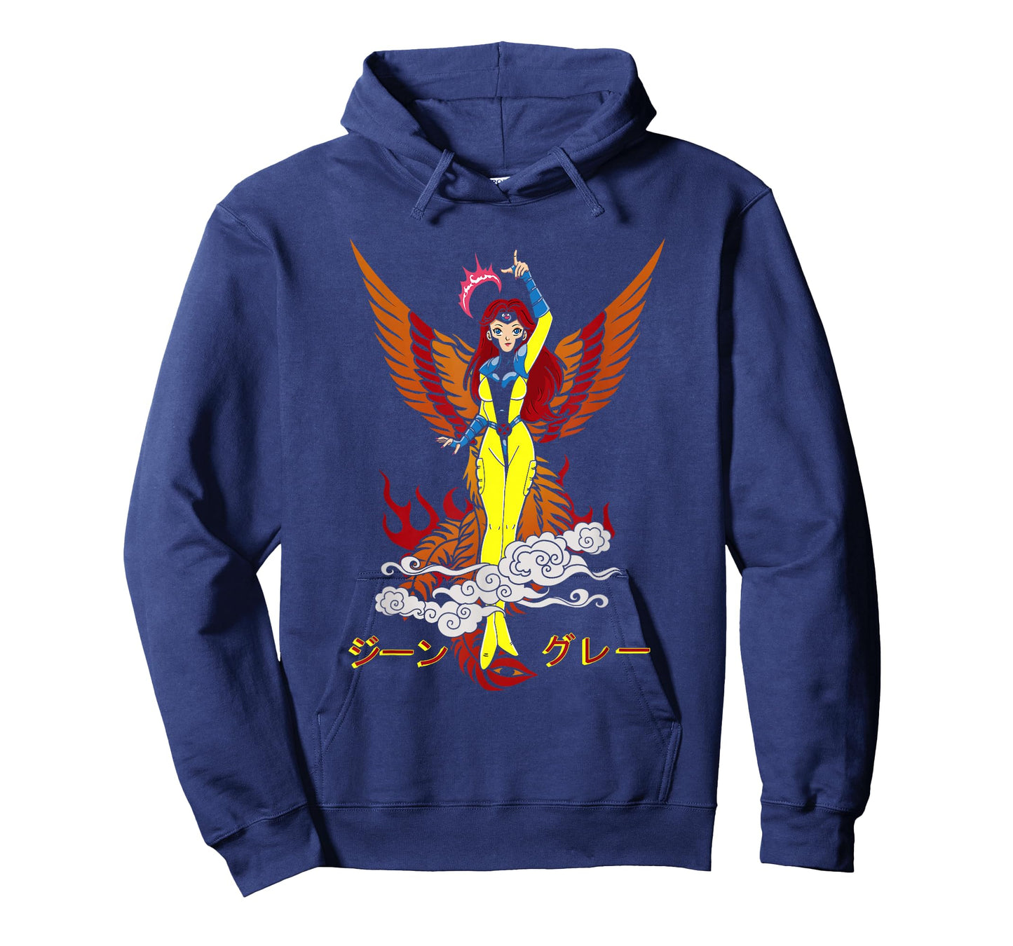 Marvel X-Men Manga Style Jean Grey Phoenix Retro Portrait T-Shirt