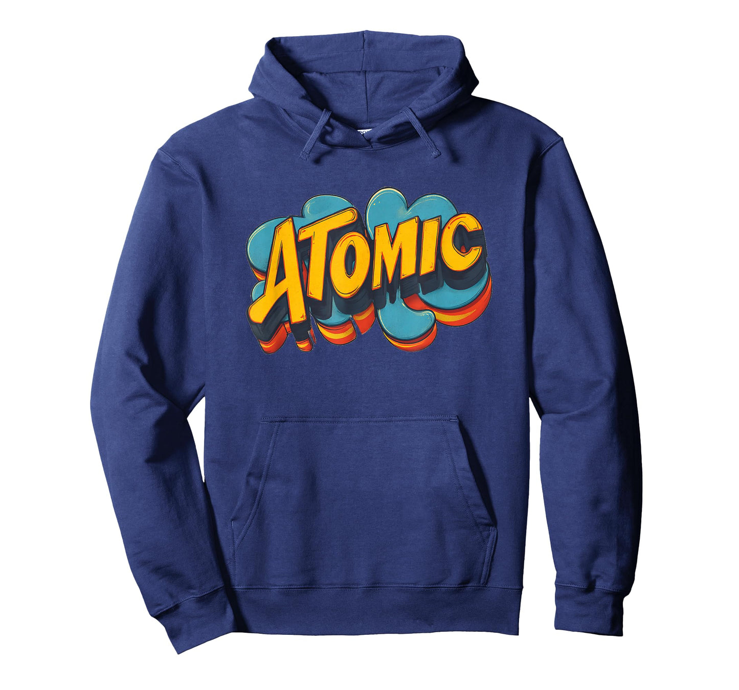 Atomic Colors and Emblem for a Cool Look T-Shirt