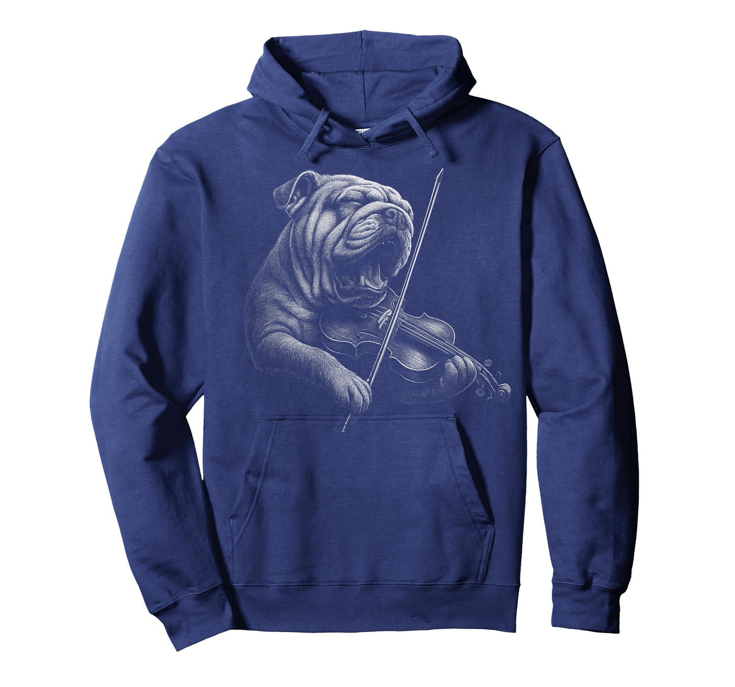 English Bulldog Playing Violin Violinist Dog Lover T-Shirt