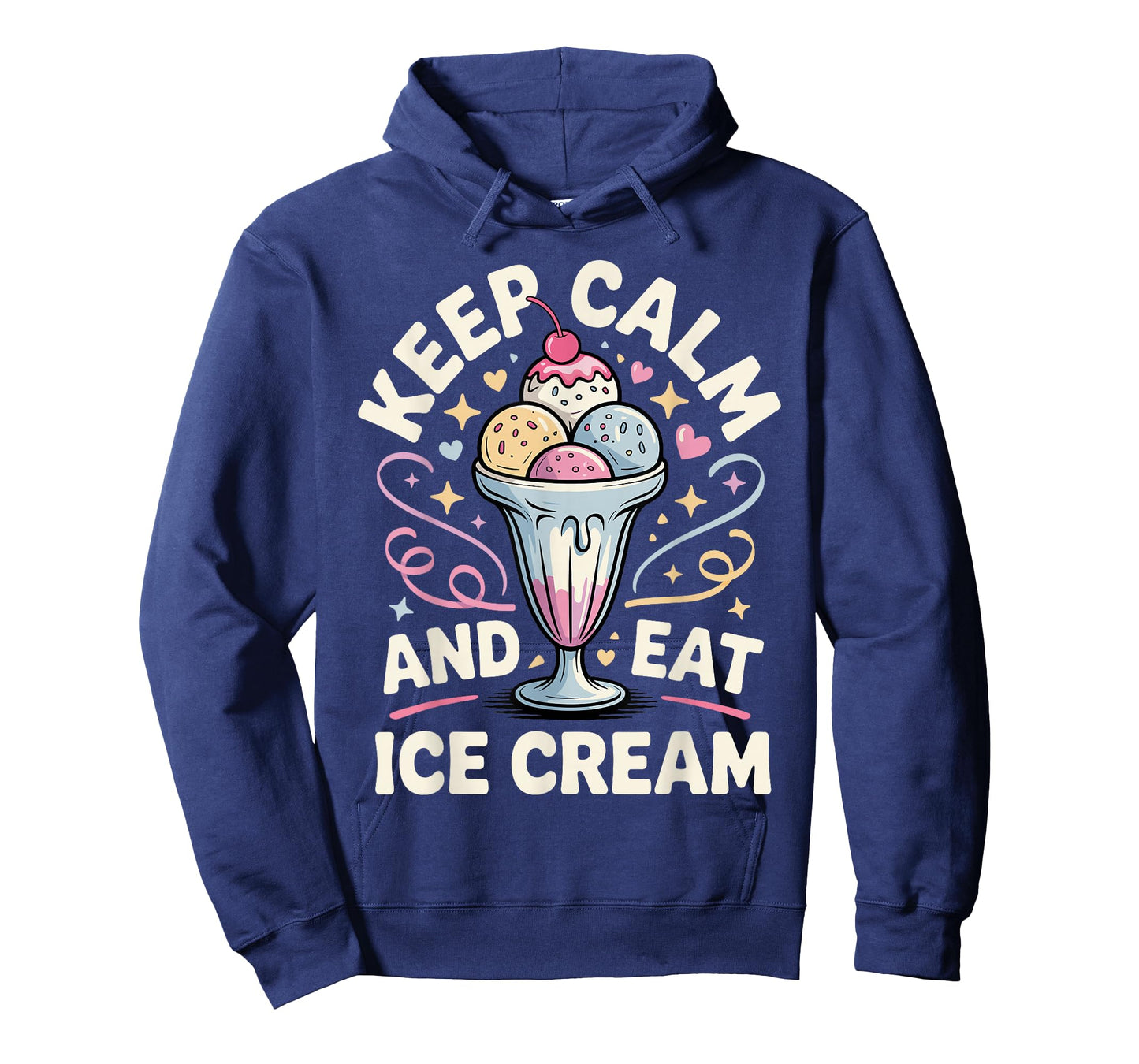 Funny Ice Cream Art for Men Women Kids Dessert Ice Cream Fan T-Shirt