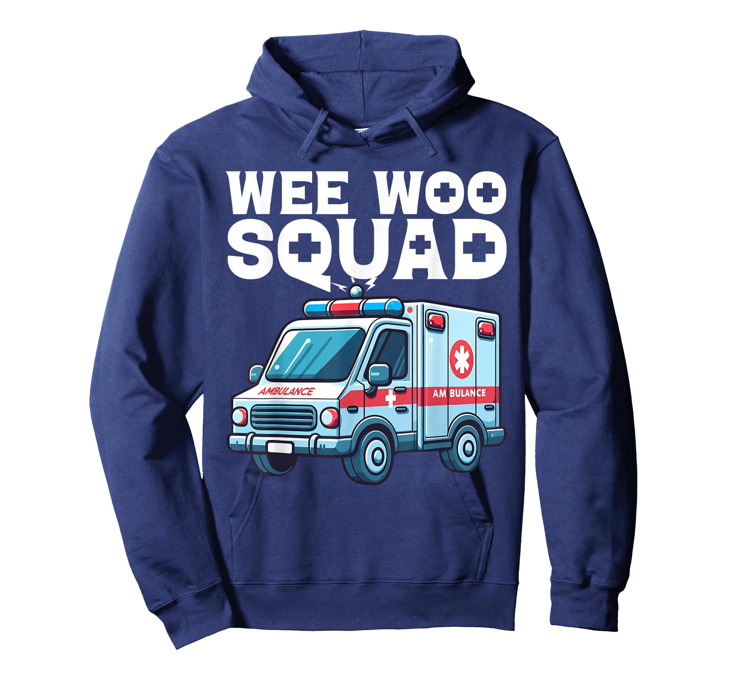 Funny Wee Woo Squad Ambulance AMR Funny EMS EMT Paramedic T-Shirt