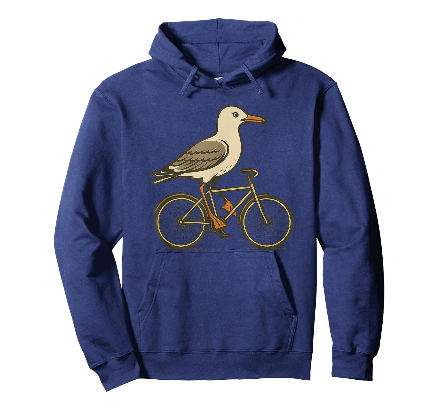 Funny Seagull with Bicycle Costume for Seagulls and Bikes T-Shirt