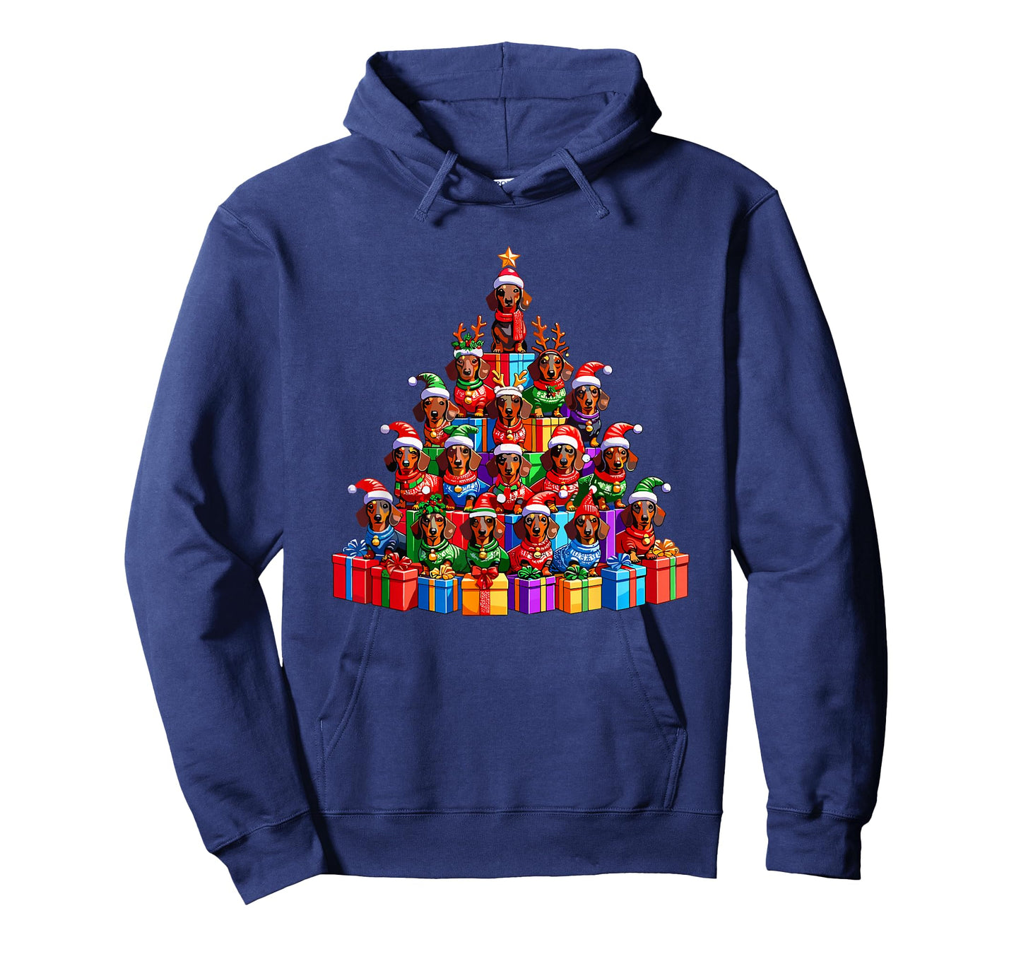 Christmas Tree Dachshund Dog Dachshunds Doxie T-Shirt